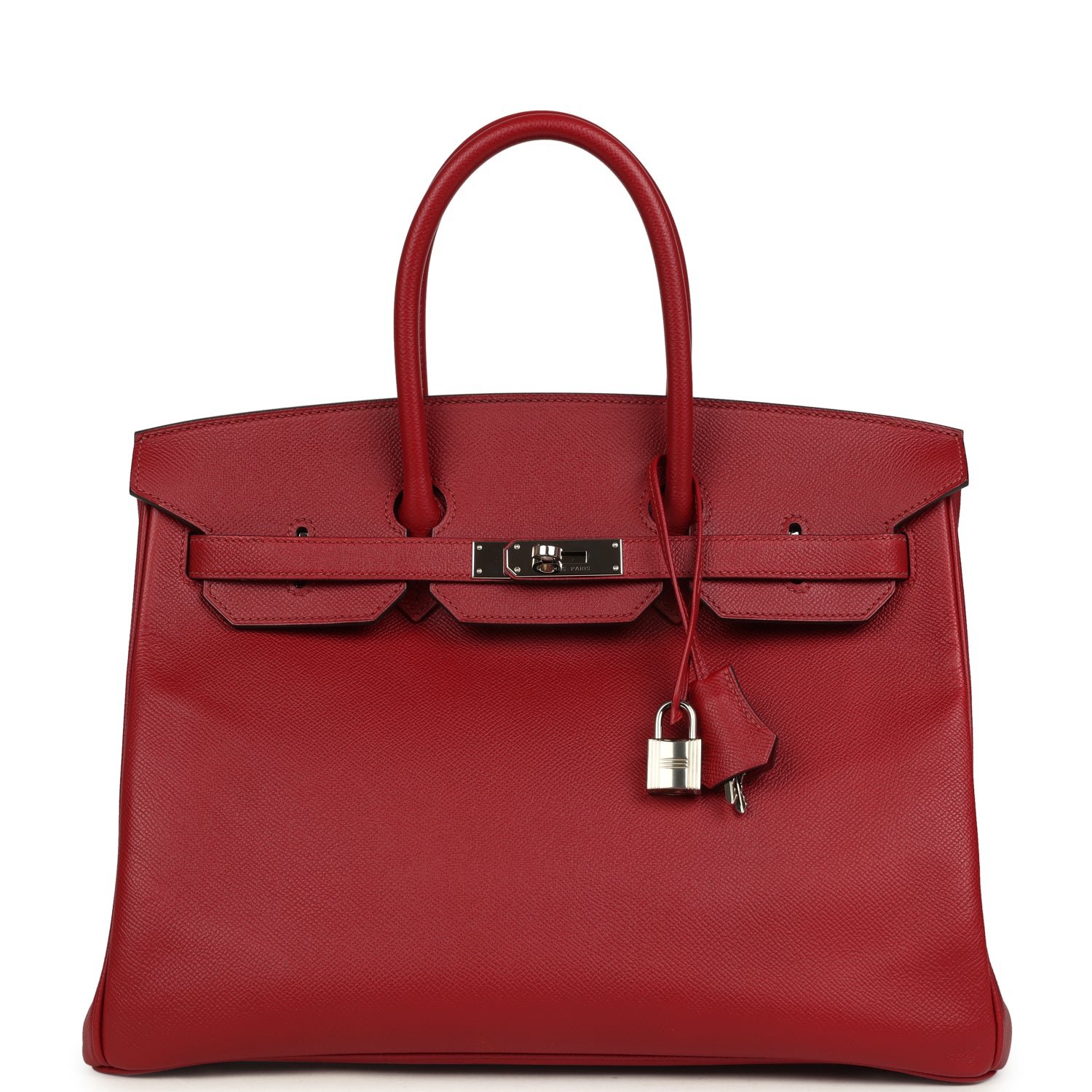 Pre-Owned Hermès Birkin 35 Rouge Grenat Epsom