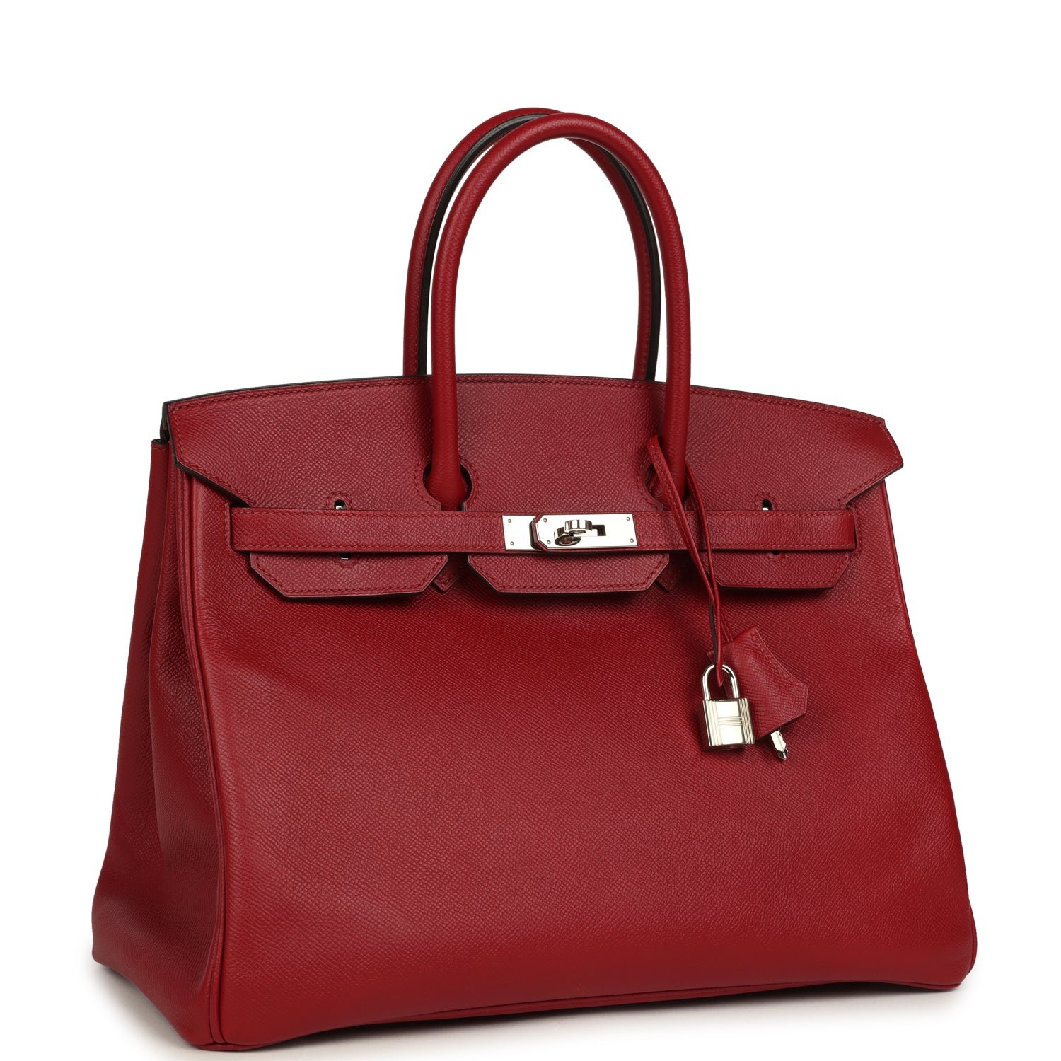 Pre-Owned Hermès Birkin 35 Rouge Grenat Epsom — view 2