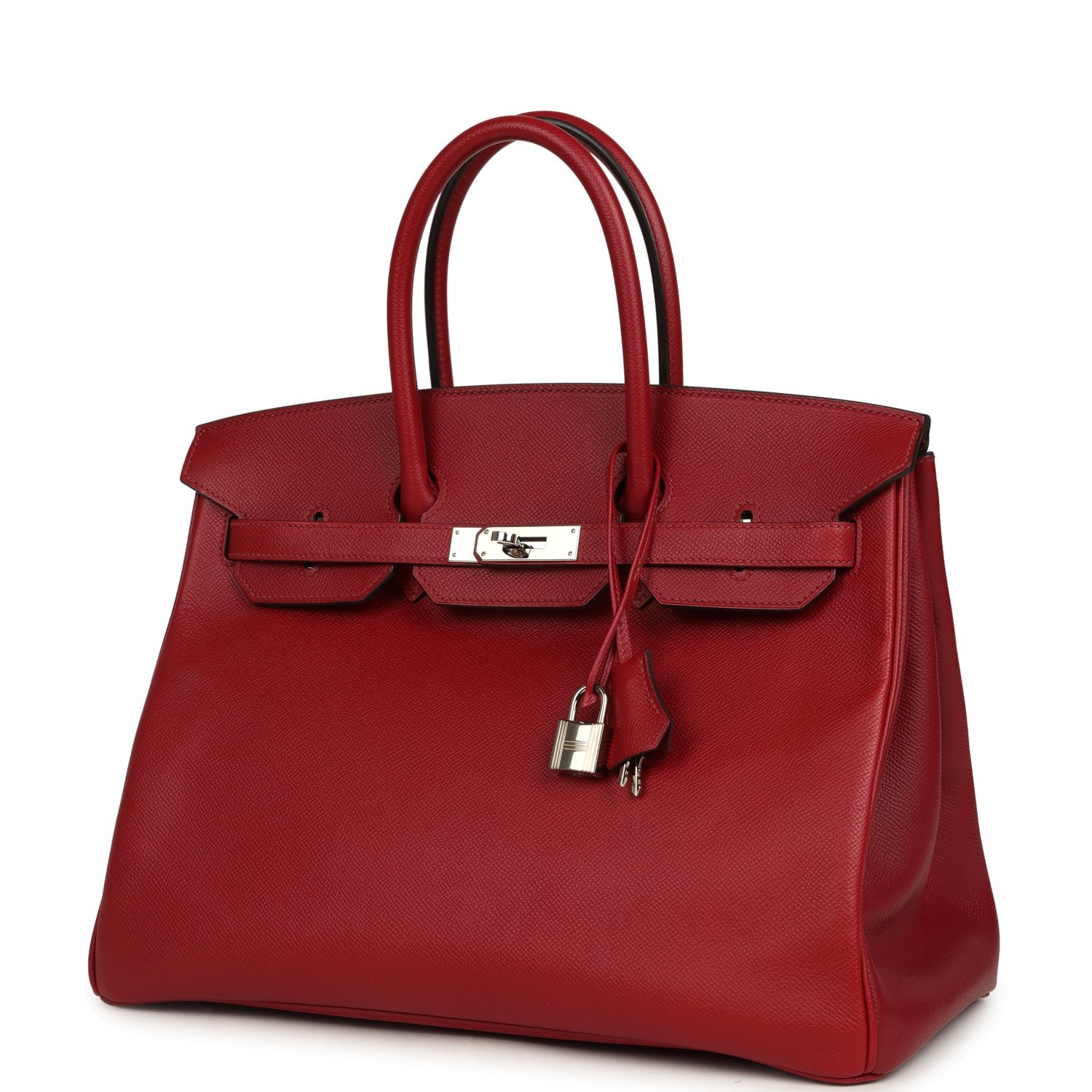Pre-Owned Hermès Birkin 35 Rouge Grenat Epsom — view 3