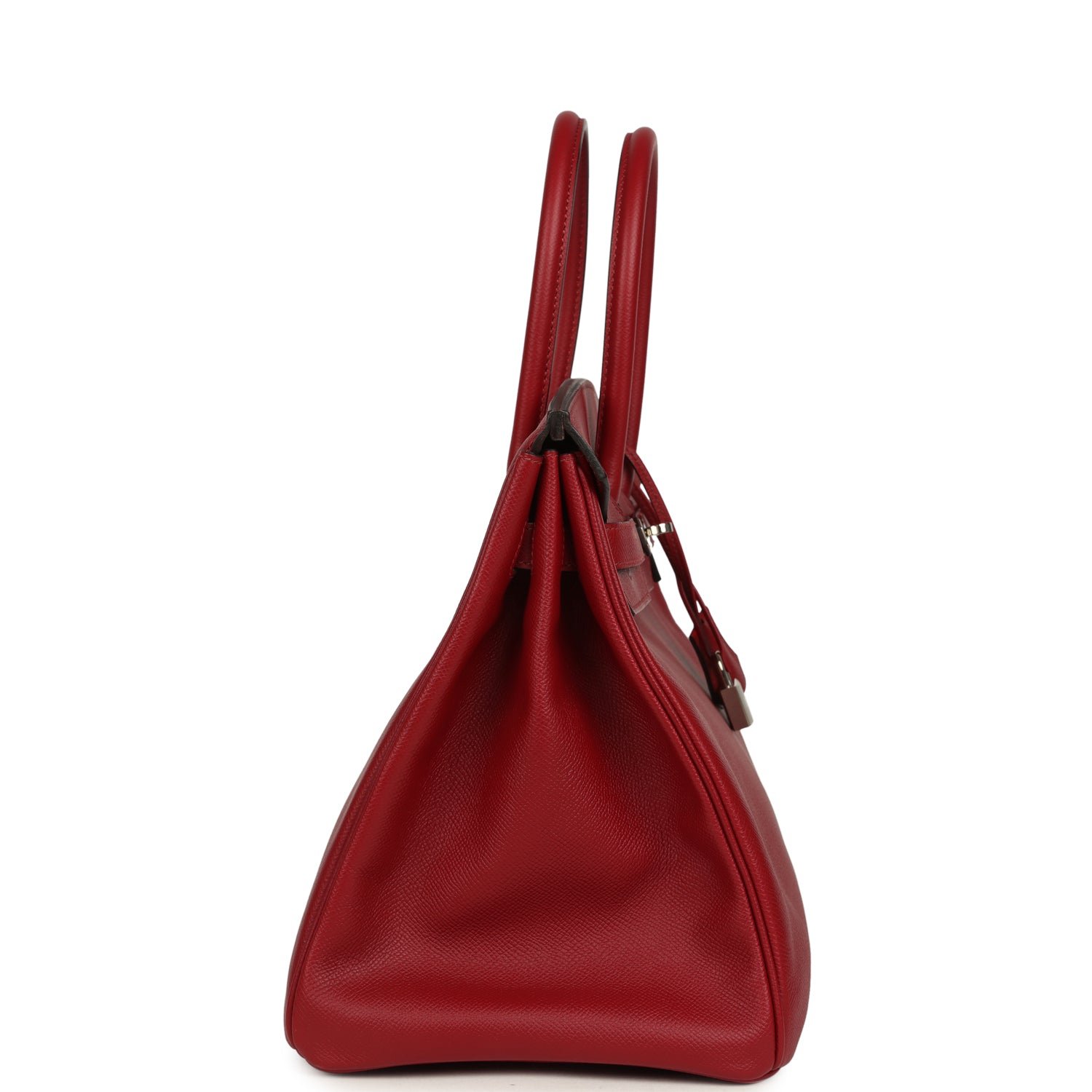 Pre-Owned Hermès Birkin 35 Rouge Grenat Epsom — view 4