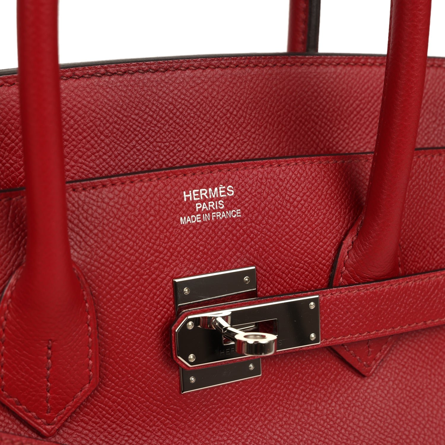 Pre-Owned Hermès Birkin 35 Rouge Grenat Epsom — view 7
