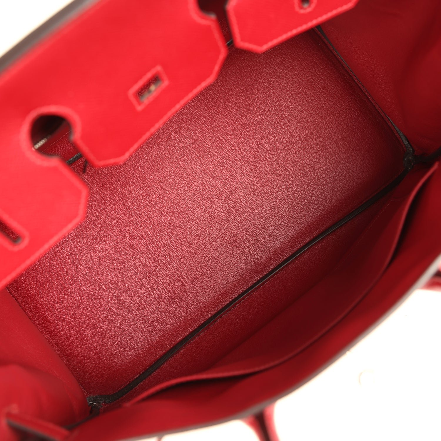 Pre-Owned Hermès Birkin 35 Rouge Grenat Epsom — view 8