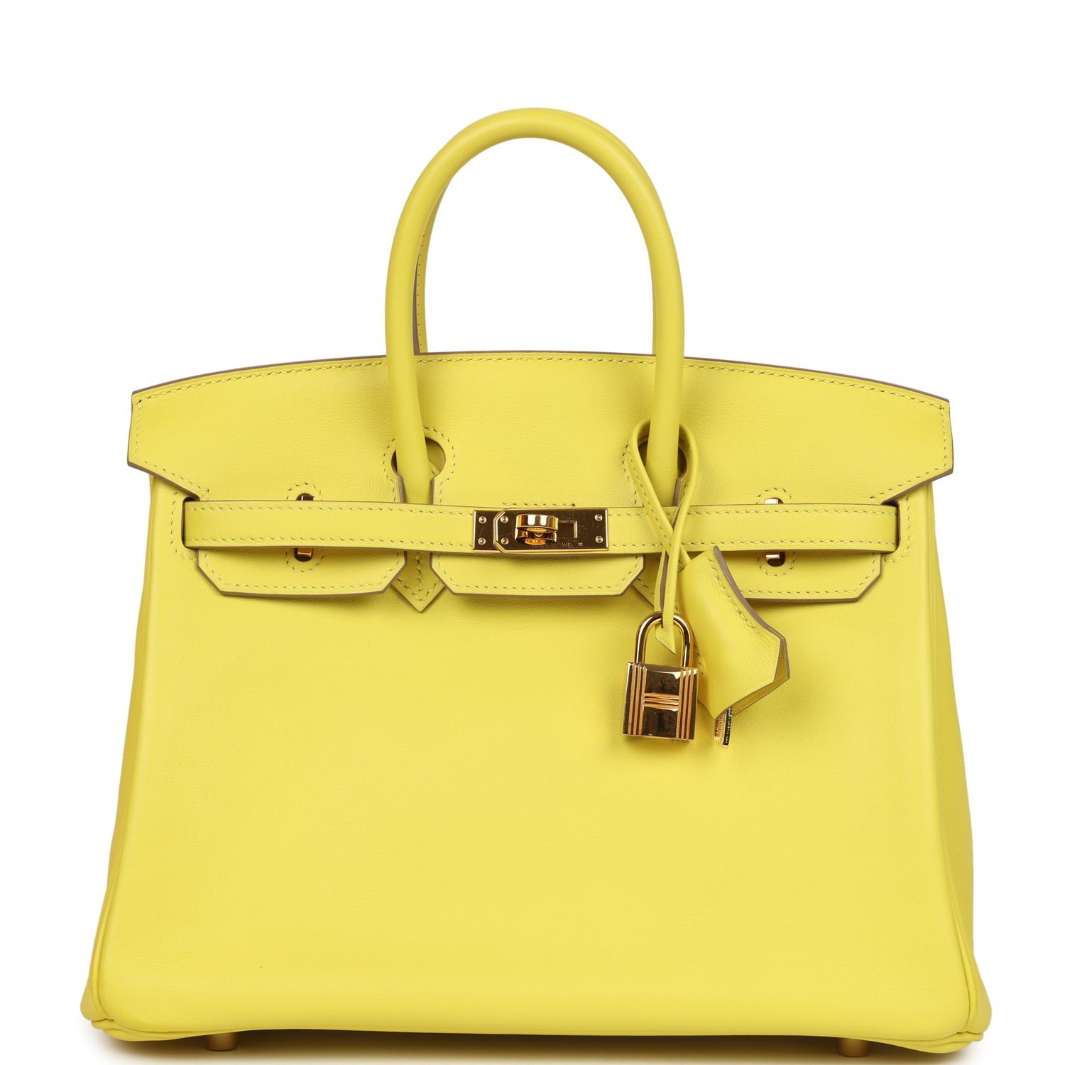 Pre-Owned Hermès Birkin 25 Lime Swift