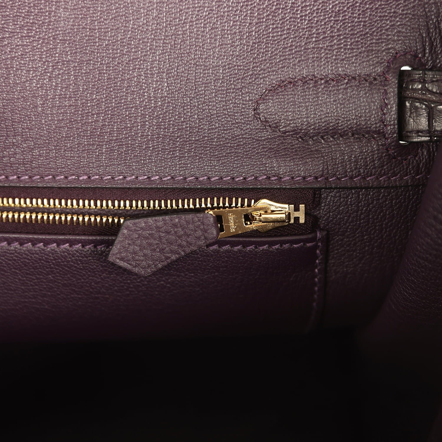 Pre-Owned Hermès Birkin 30 Raisin — view 9