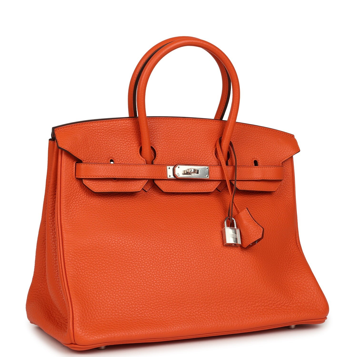 Pre-Owned Hermès Birkin 35 Feu Clemence — view 2