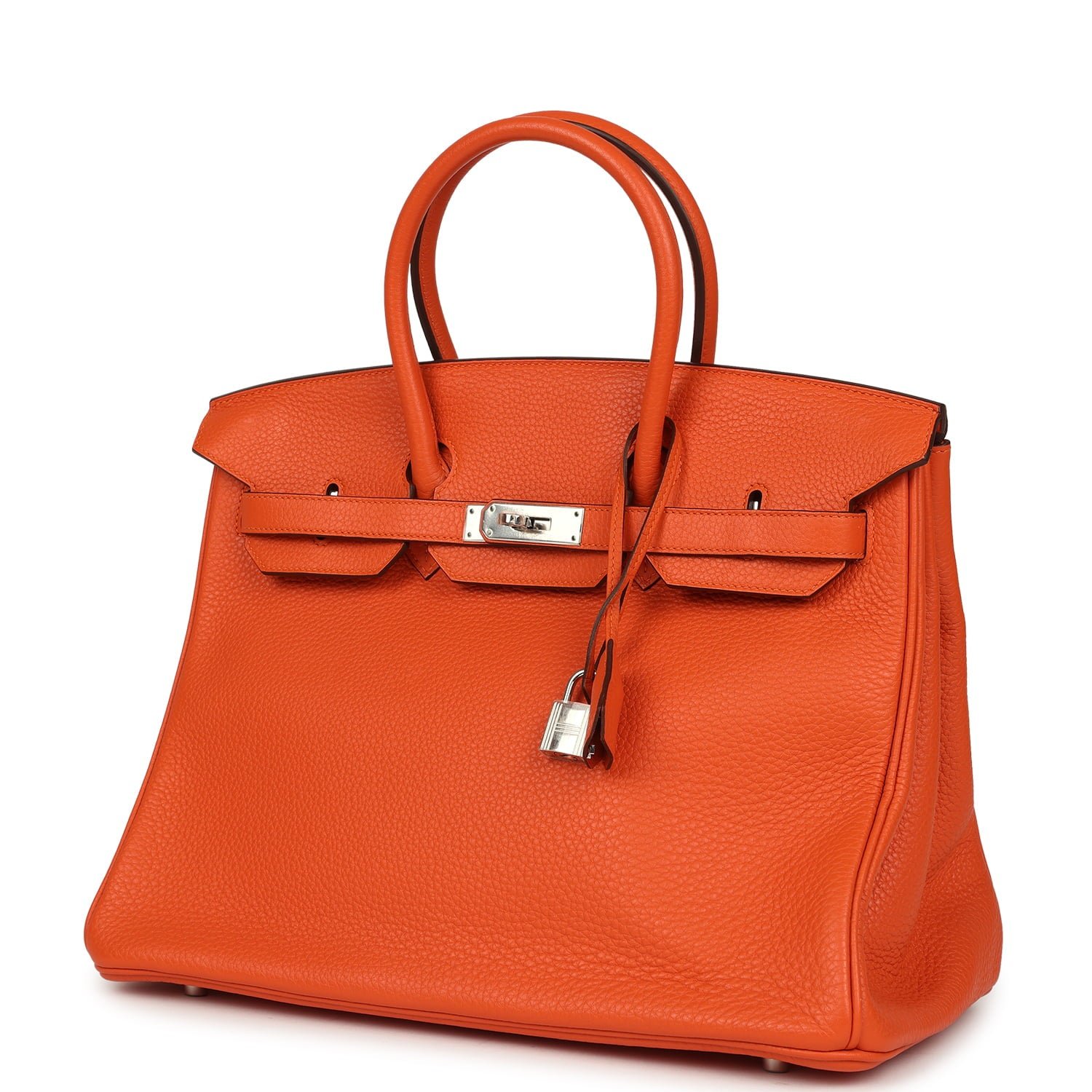 Pre-Owned Hermès Birkin 35 Feu Clemence — view 3