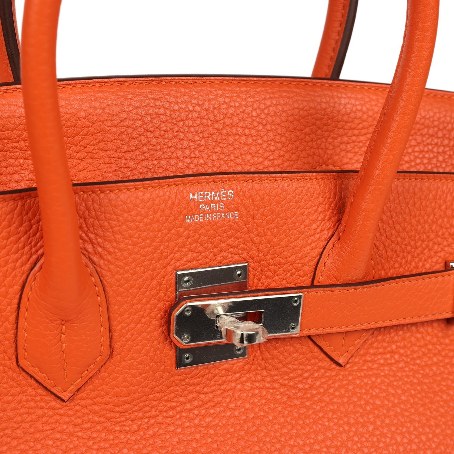 Pre-Owned Hermès Birkin 35 Feu Clemence — view 7