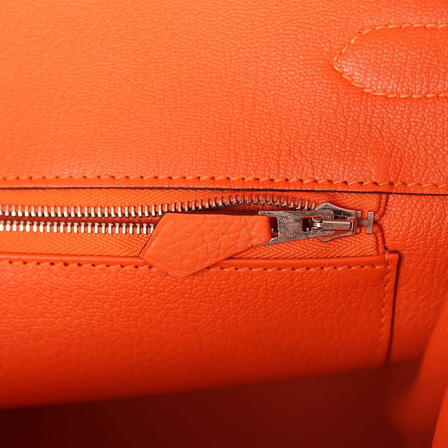 Pre-Owned Hermès Birkin 35 Feu Clemence — view 9
