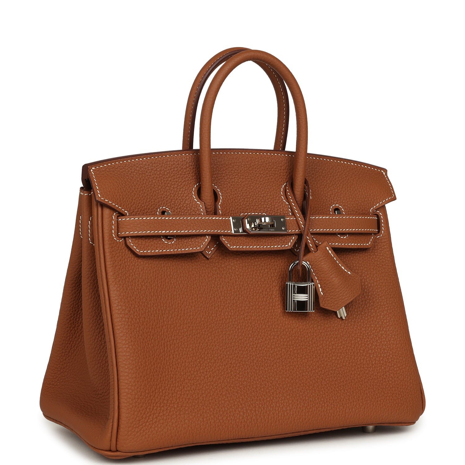 Pre-Owned Hermès Birkin 25 Gold Togo — view 2