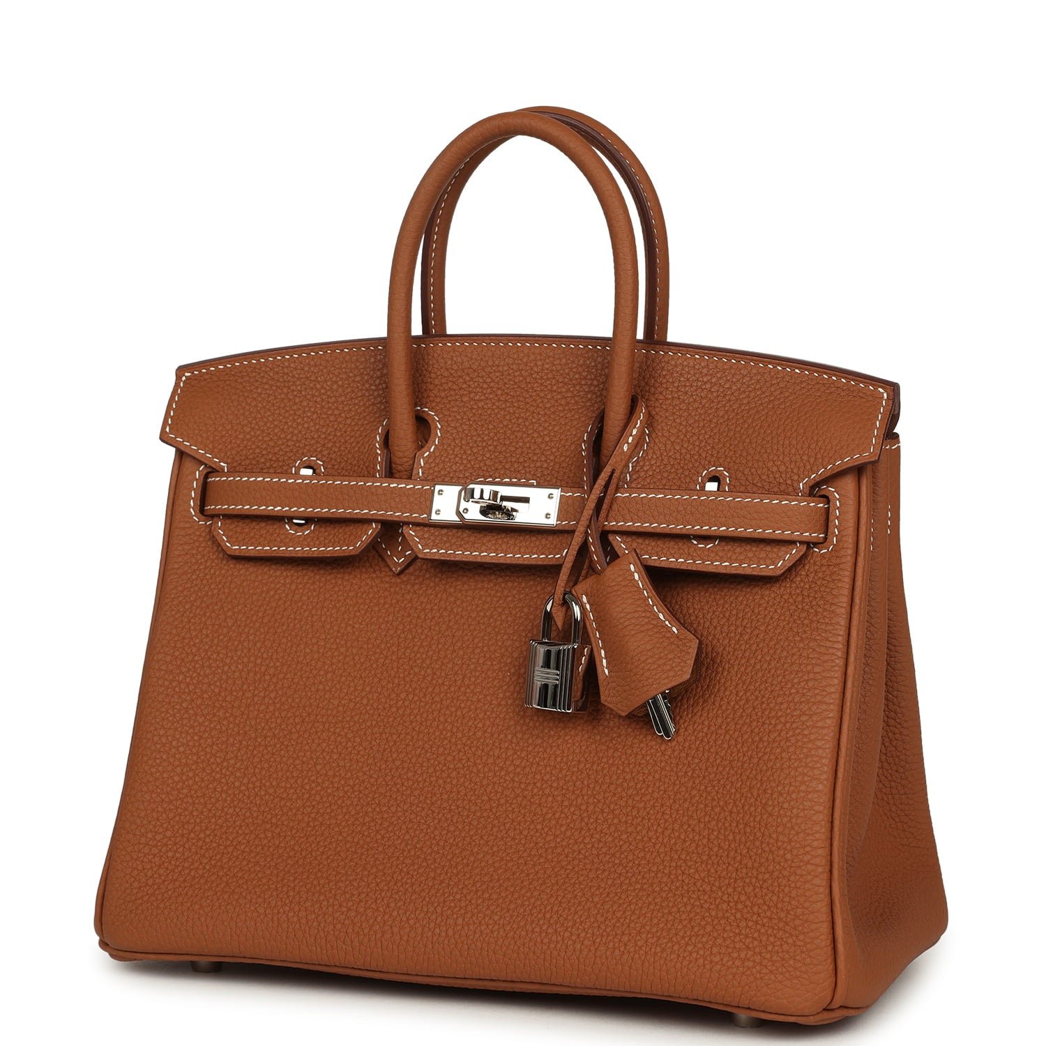 Pre-Owned Hermès Birkin 25 Gold Togo — view 3