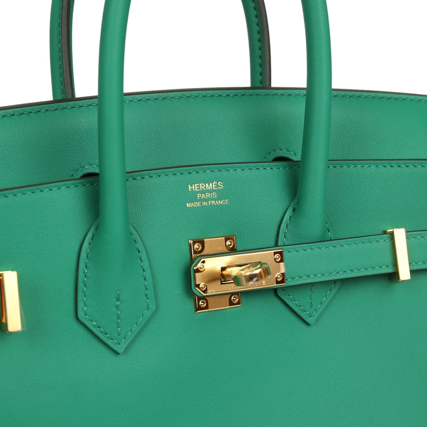 Hermès Birkin 25 Vert Vertigo Swift — view 7