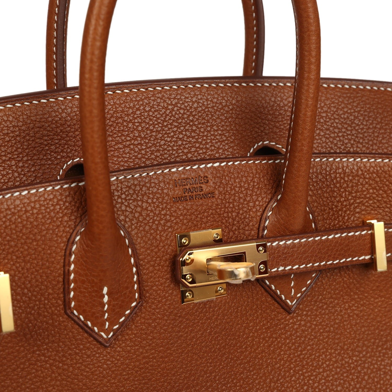 Hermès Birkin 25 Fauve Barenia Faubourg — view 7