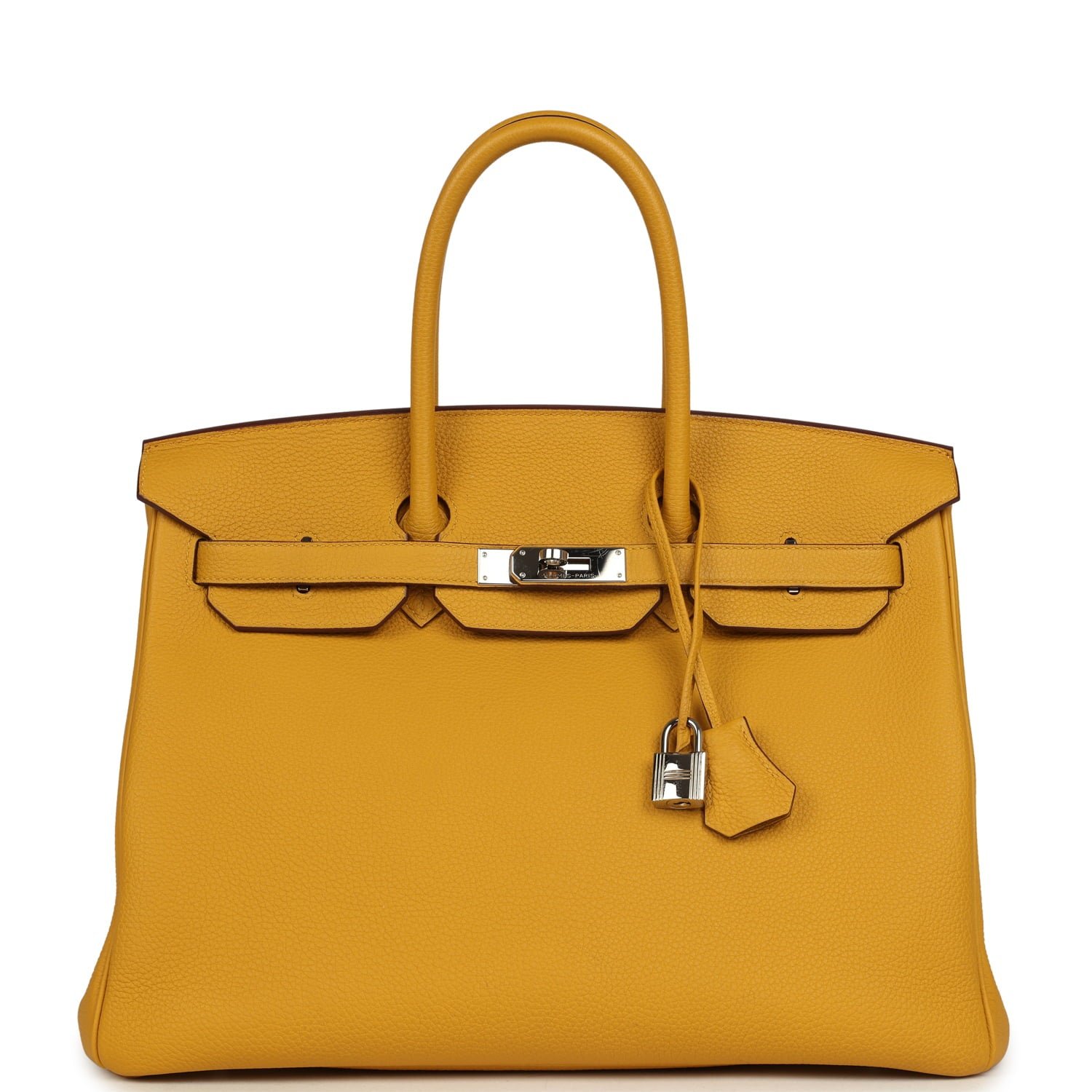 Pre-Owned Hermès Birkin 35 Jaune Ambre Togo