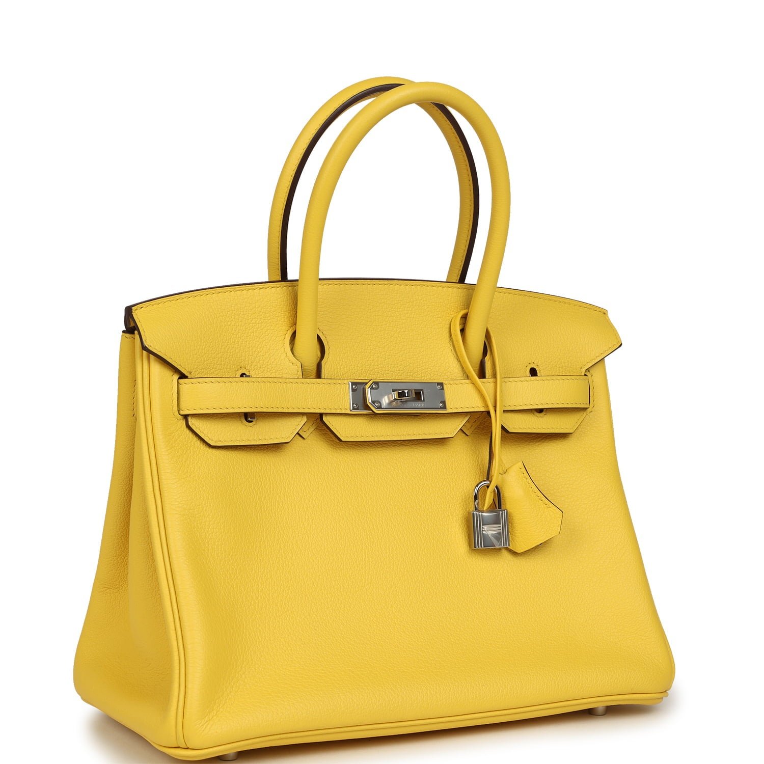 Pre-Owned Hermès Birkin 30 Jaune de Naples Novillo — view 2