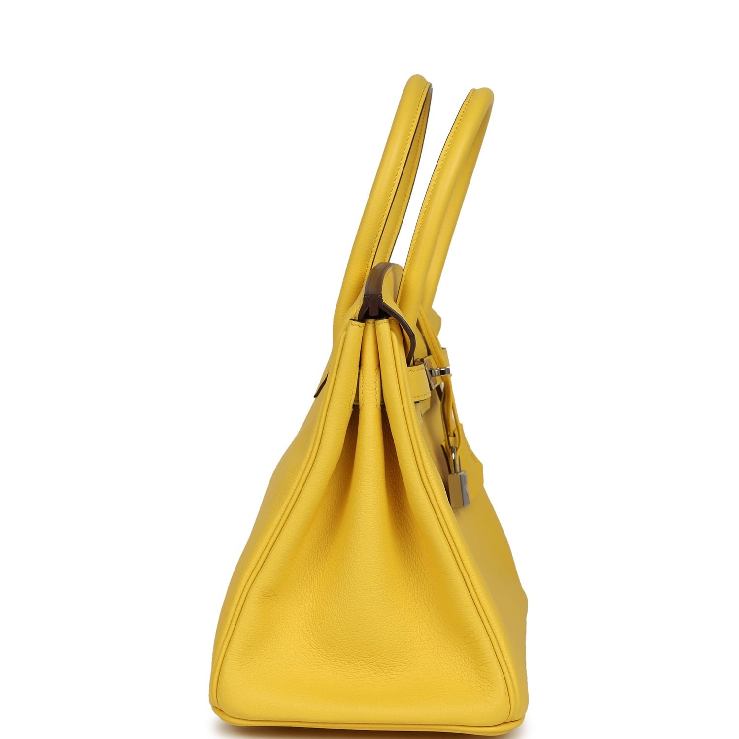 Pre-Owned Hermès Birkin 30 Jaune de Naples Novillo — view 4