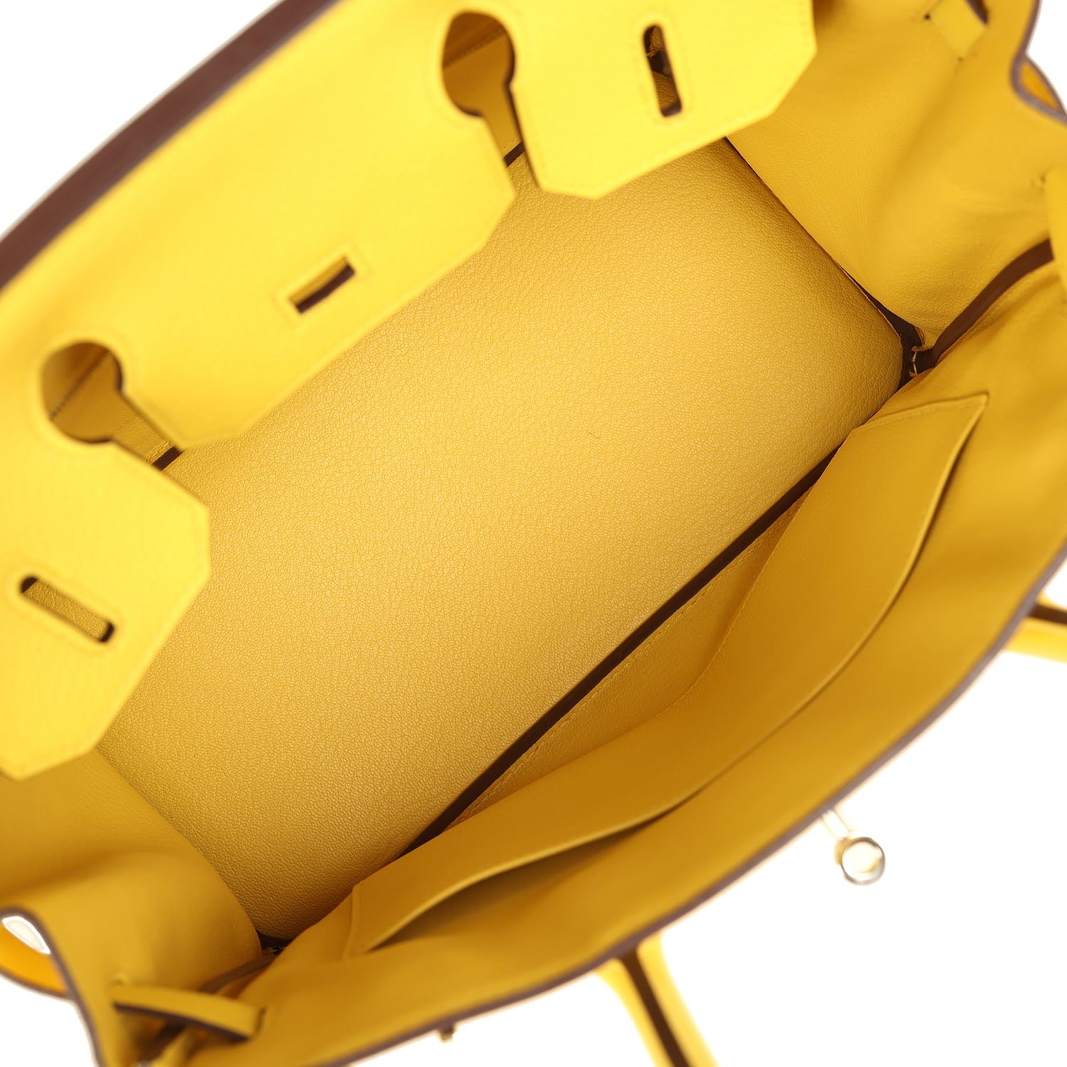 Pre-Owned Hermès Birkin 30 Jaune de Naples Novillo — view 8