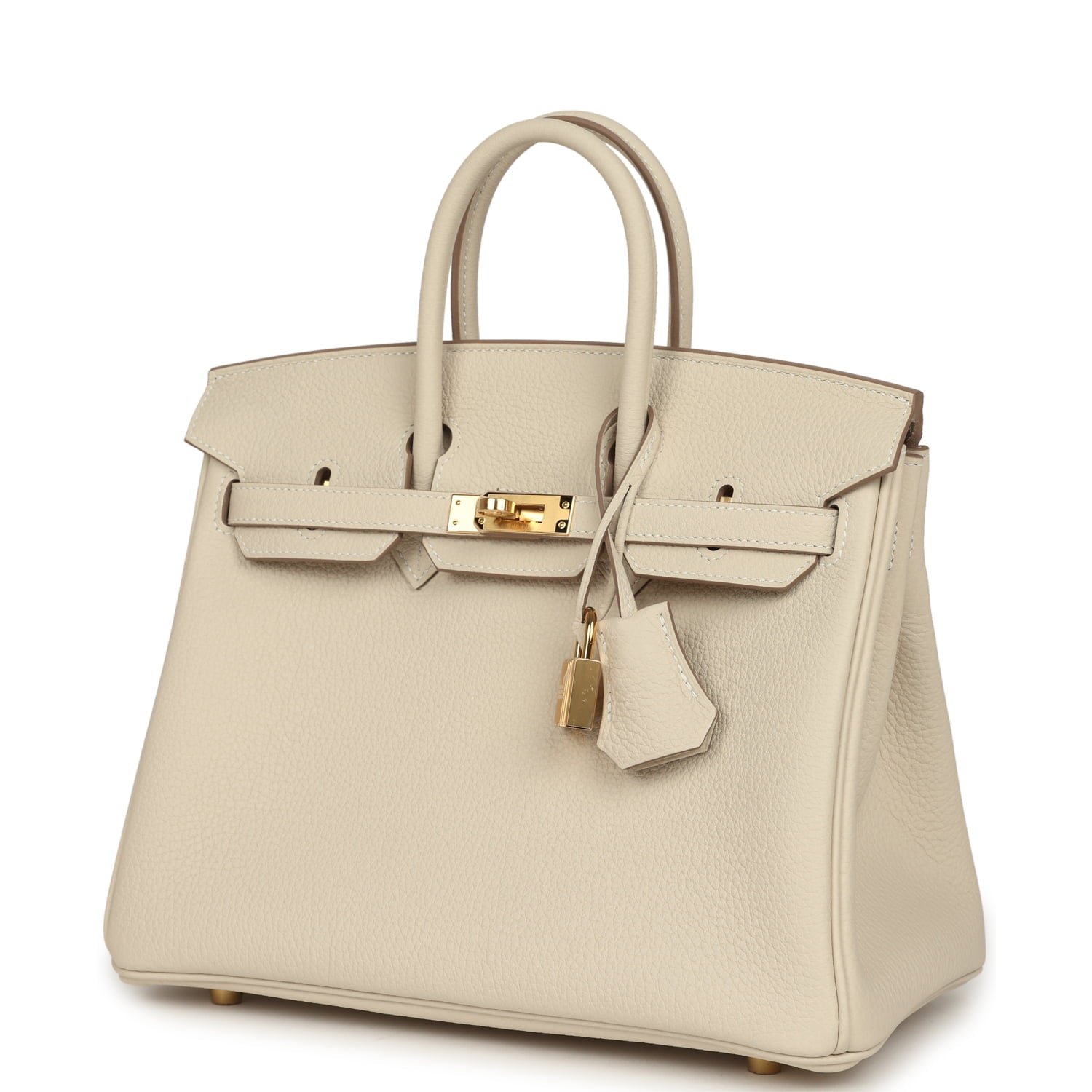 Hermès Birkin 25 Craie Togo Gold — view 5