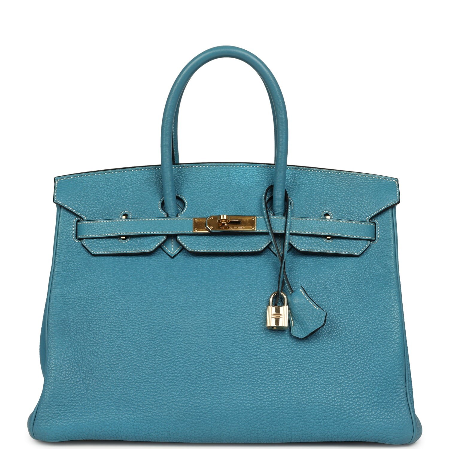 Vintage Hermès Birkin 35 Blue Jean Togo