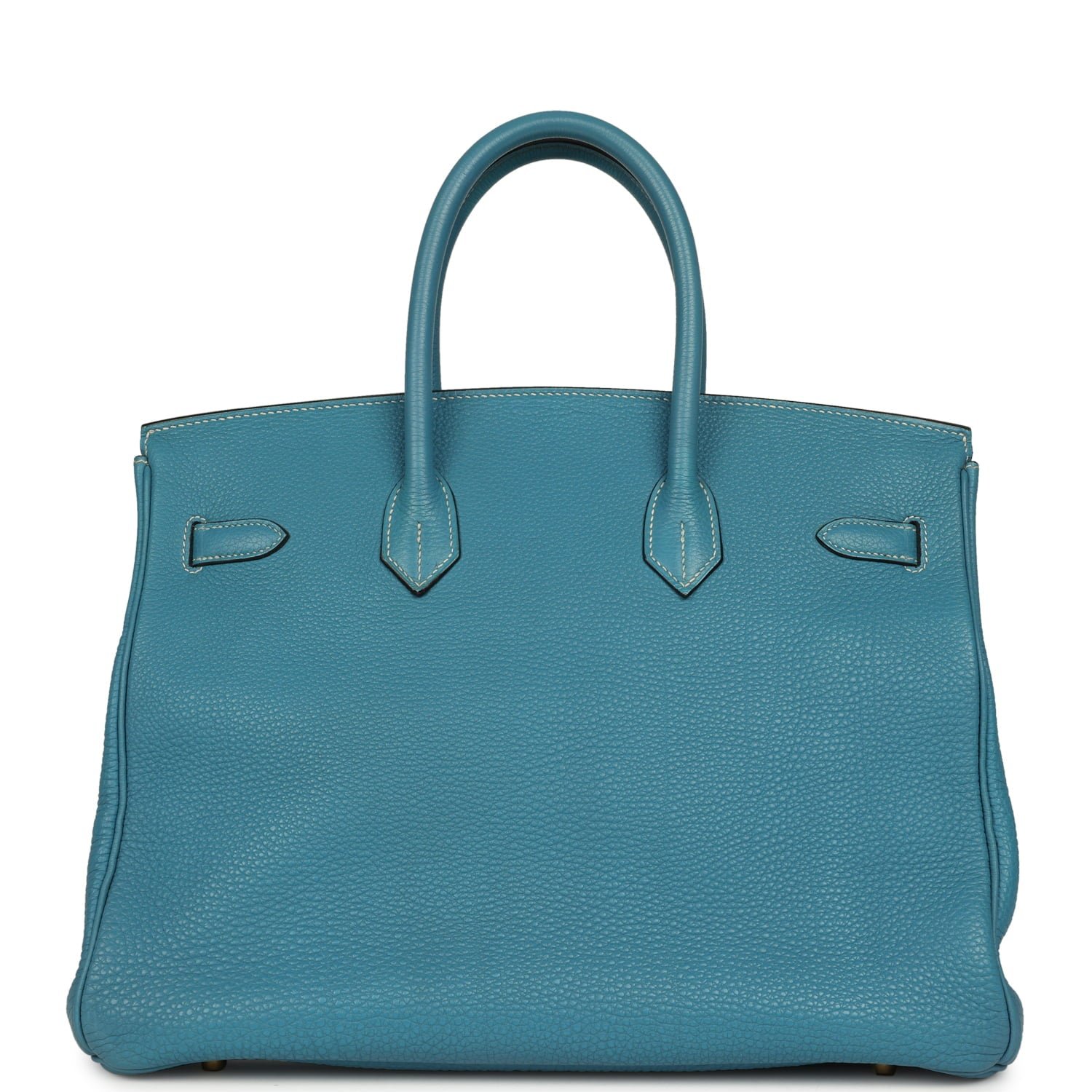 Vintage Hermès Birkin 35 Blue Jean Togo — view 5