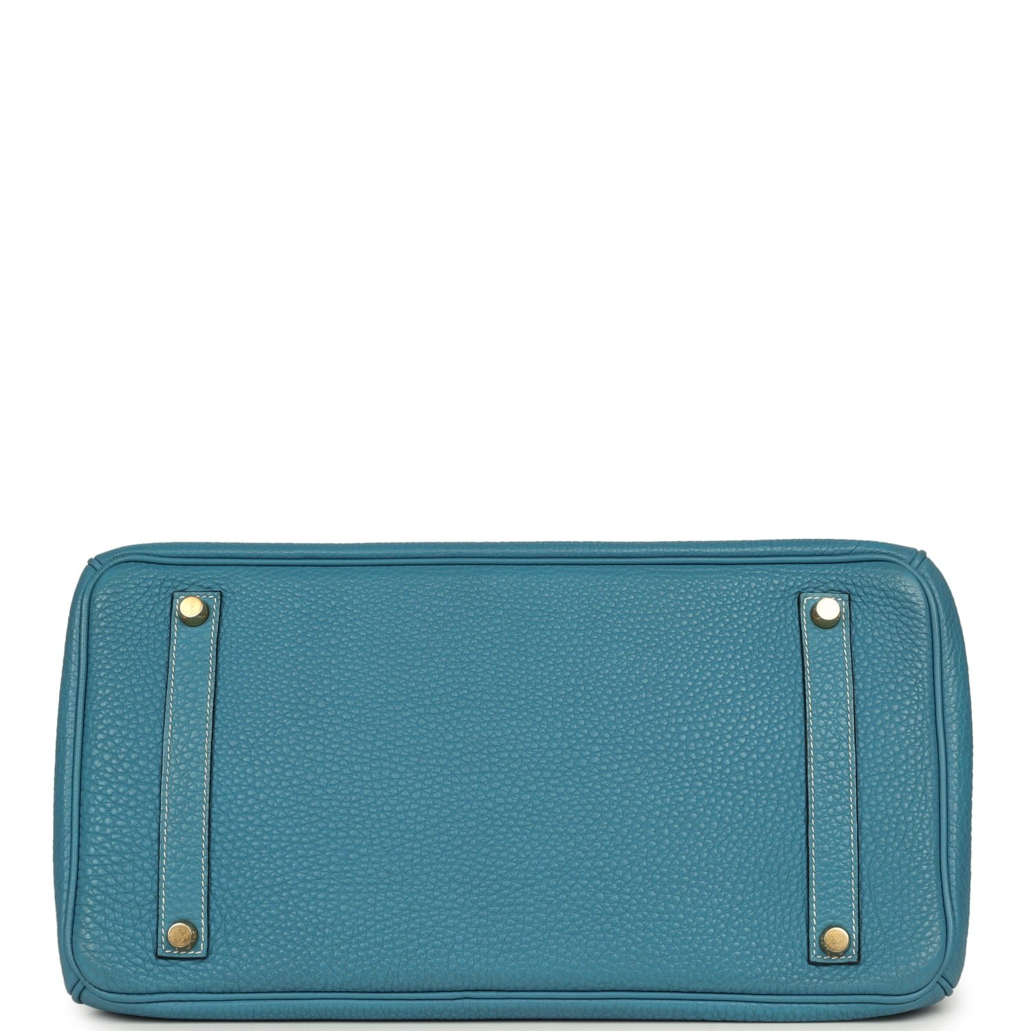 Vintage Hermès Birkin 35 Blue Jean Togo — view 6