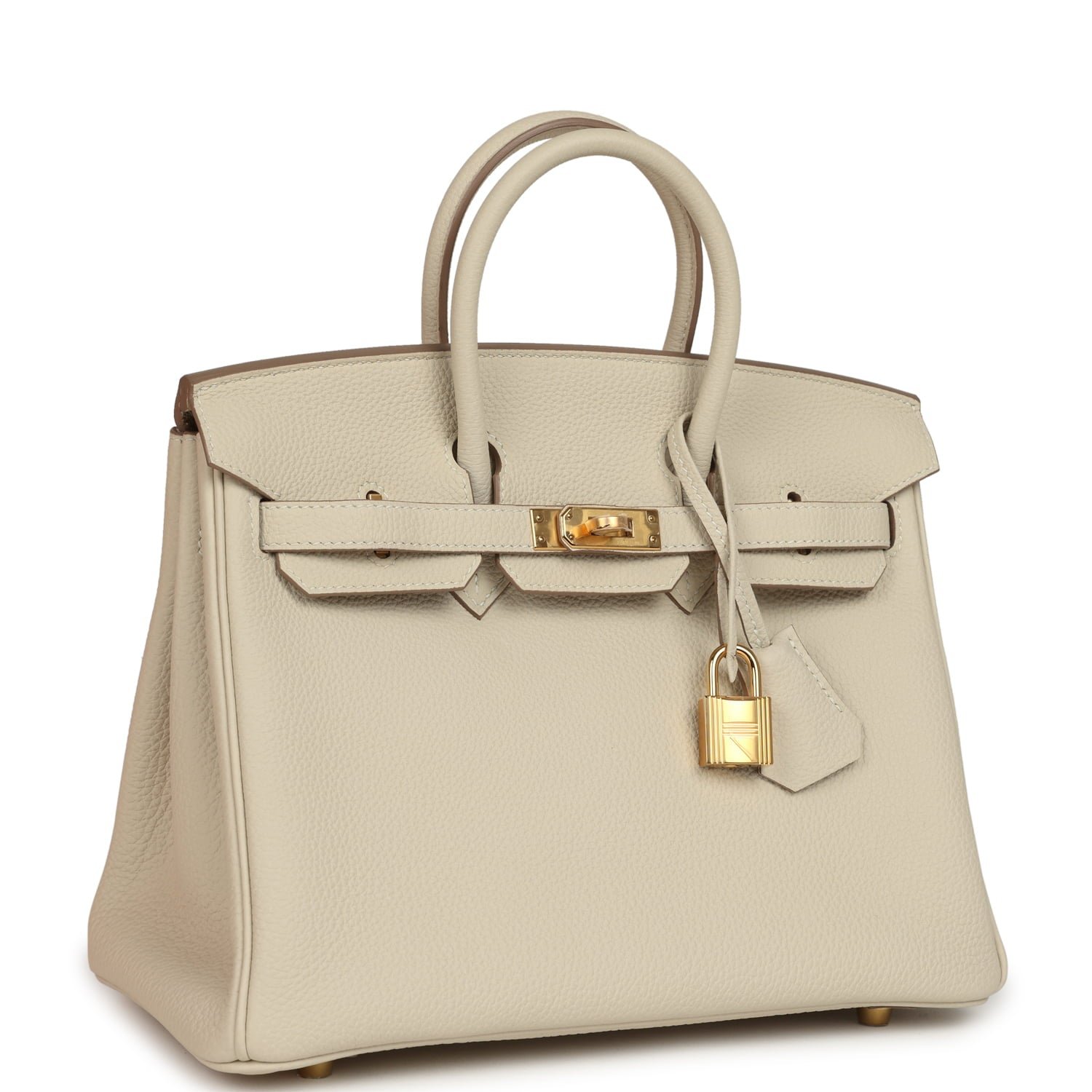 Hermès Birkin 25 Craie Togo Gold — view 2