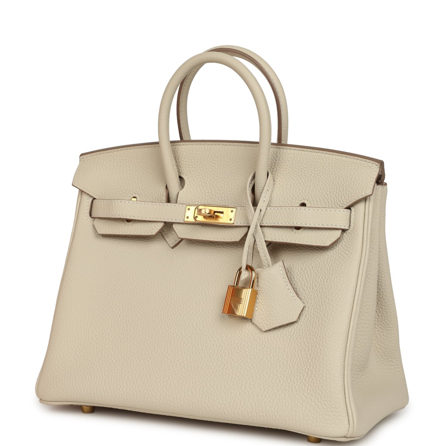 Hermès Birkin 25 Craie Togo Gold — view 5