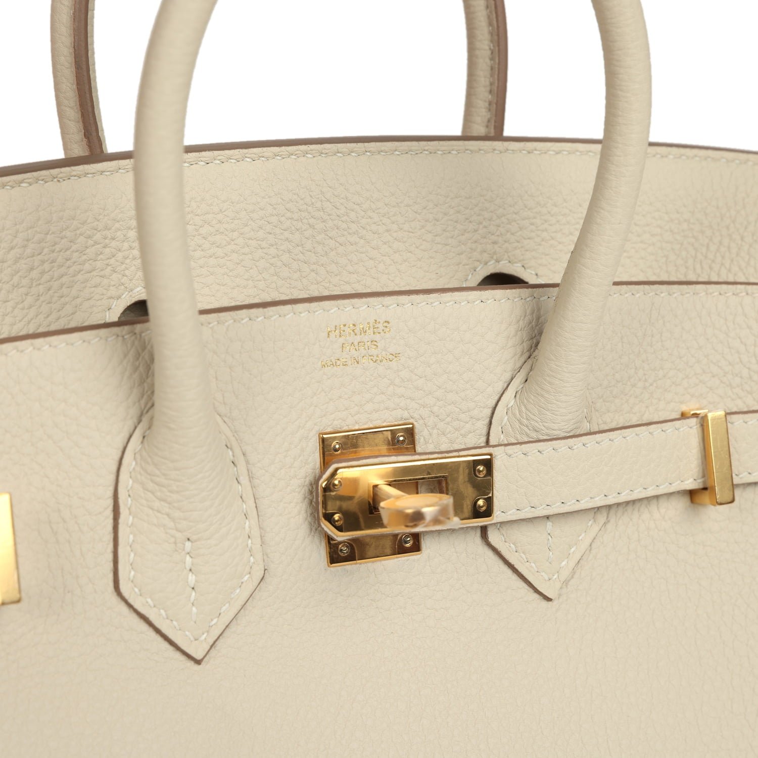 Hermès Birkin 25 Craie Togo Gold — view 7
