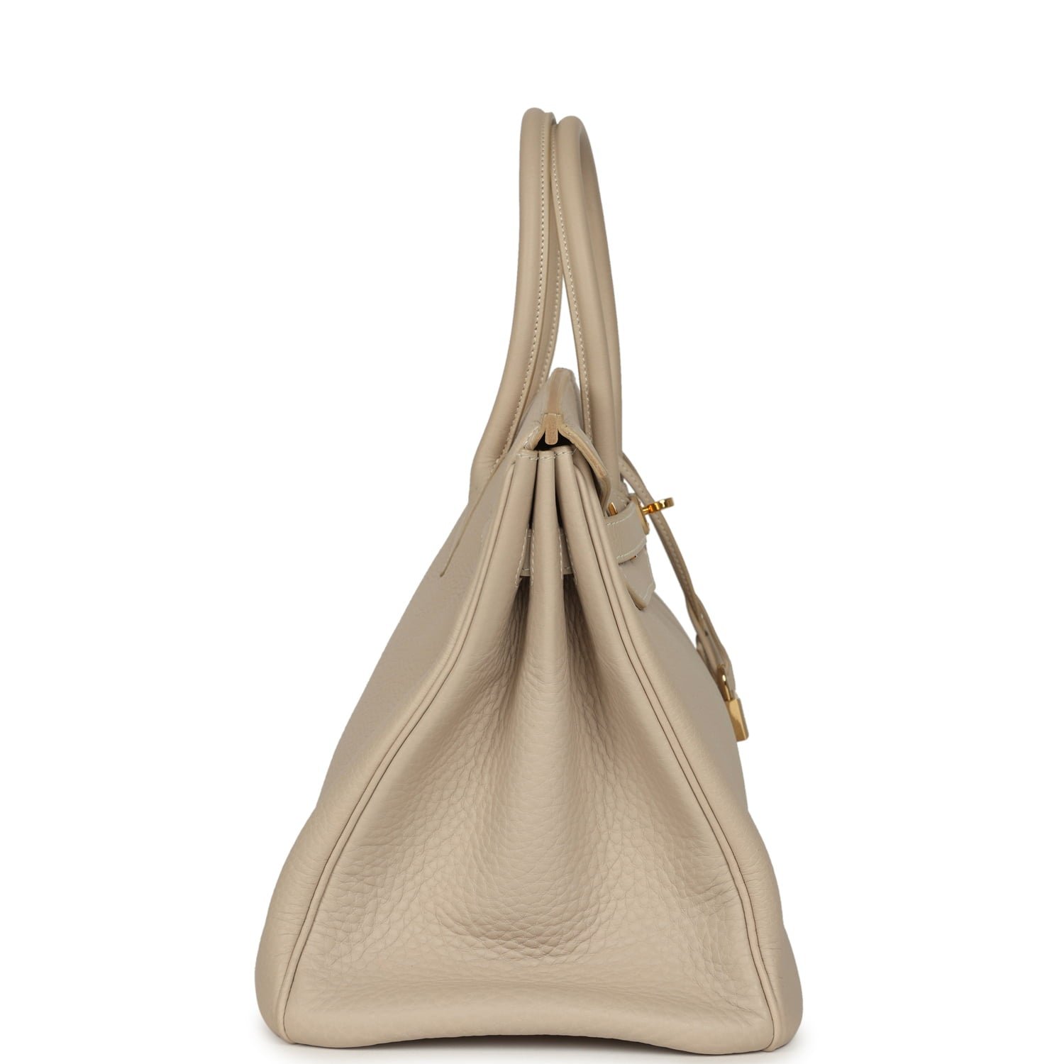 Vintage Hermès Birkin 35 Beige Rose Clemence — view 4
