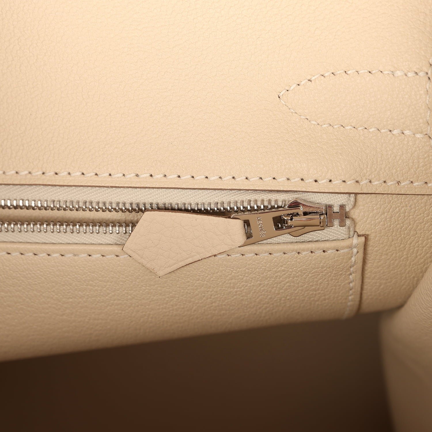 Hermès Birkin 30 Craie Togo Palladium — view 9