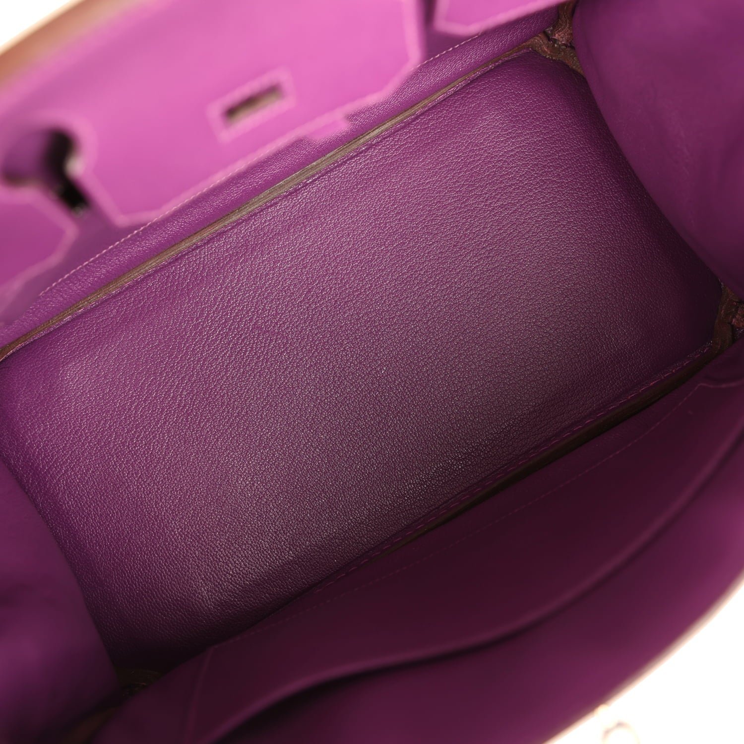 Vintage Hermès Birkin 30 Cyclamen Chevre Mysore — view 8