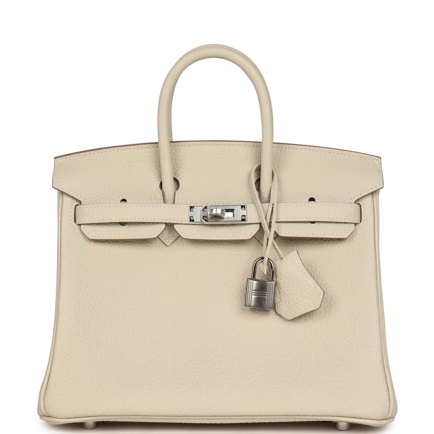Hermès Birkin 25 Craie Togo Palladium