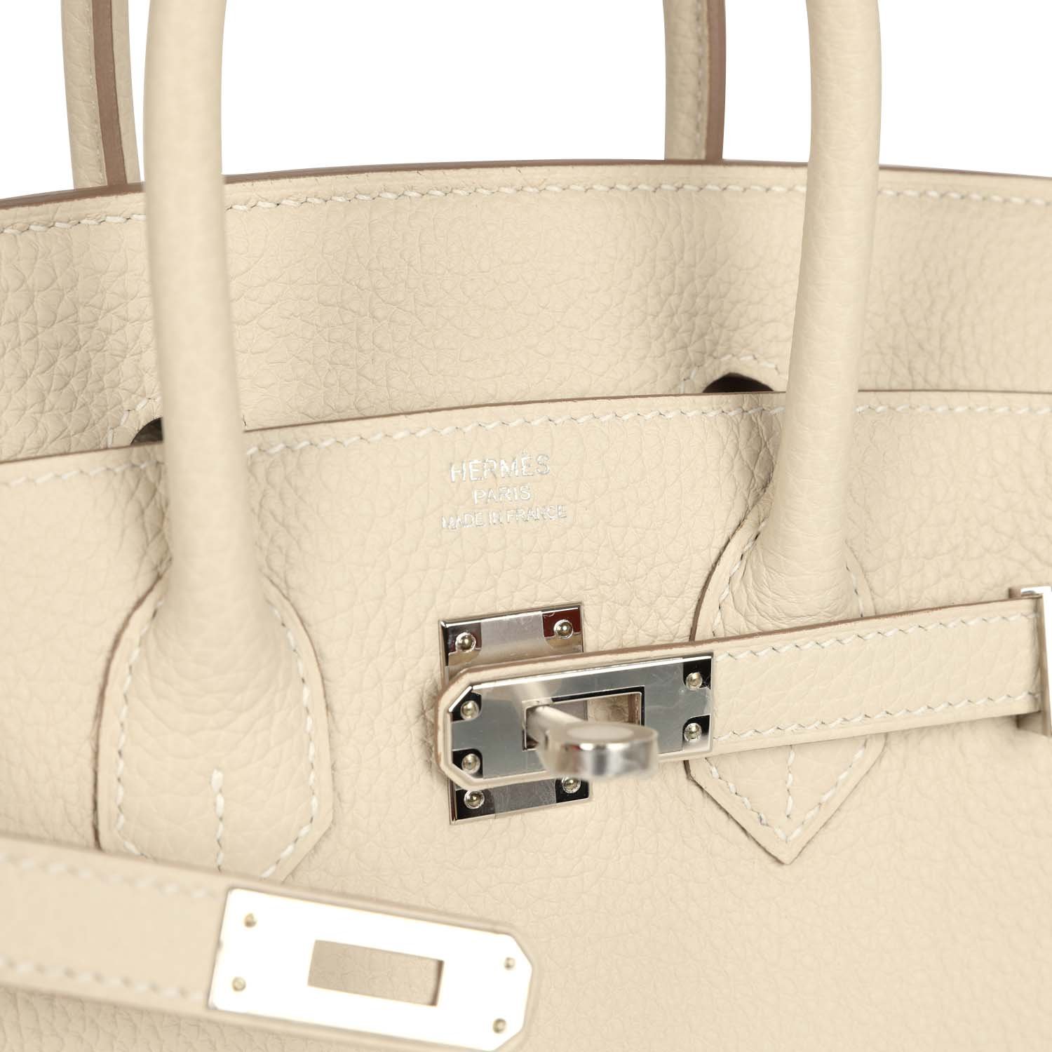 Hermès Birkin 25 Craie Togo Palladium — view 7