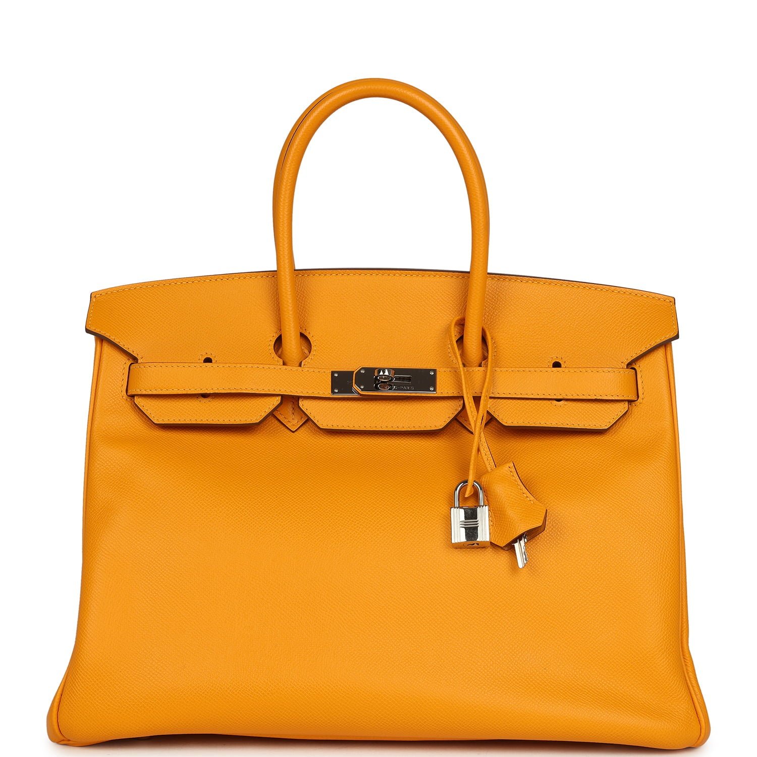 Pre-Owned Hermès Birkin 35 Jaune D'or Epsom
