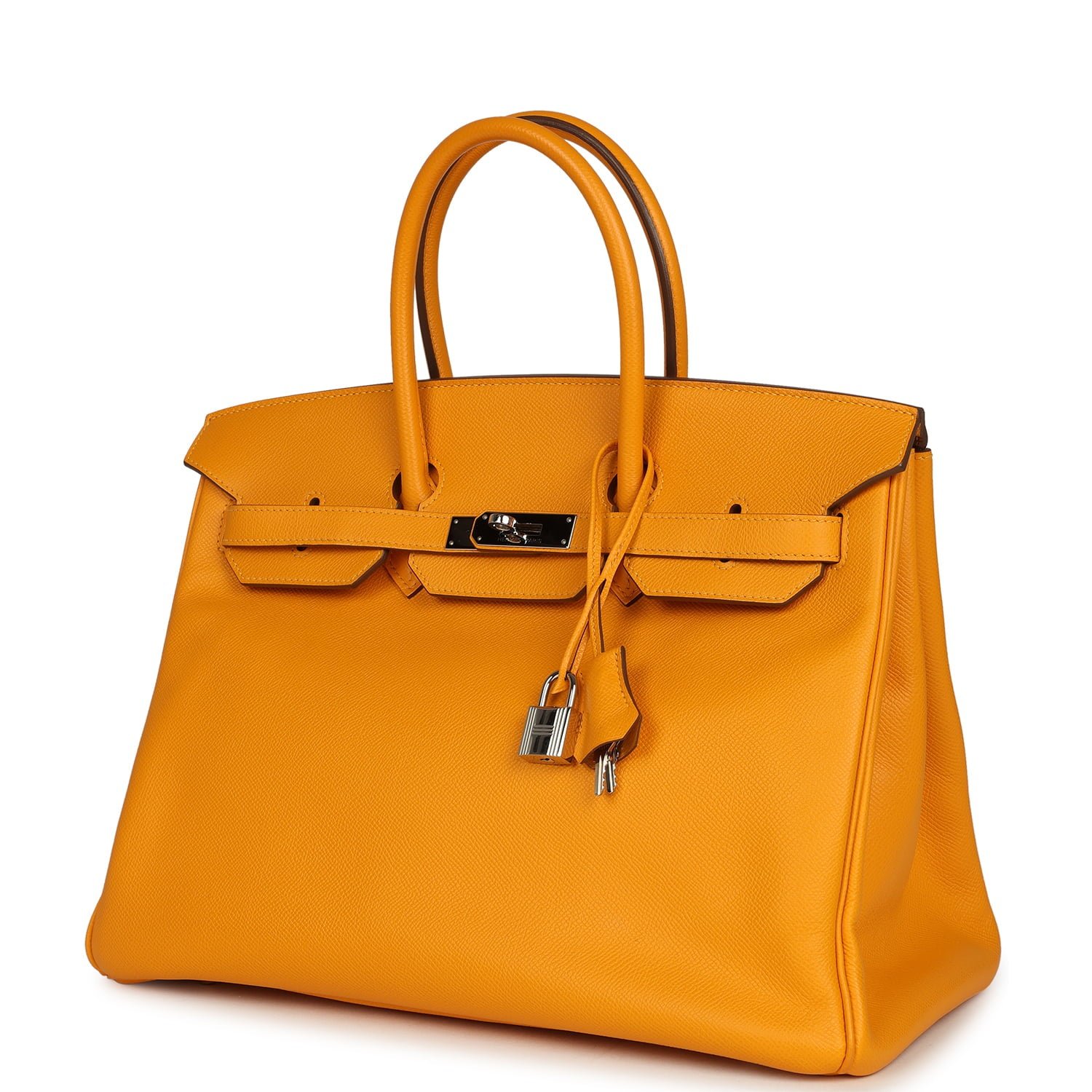 Pre-Owned Hermès Birkin 35 Jaune D'or Epsom — view 3