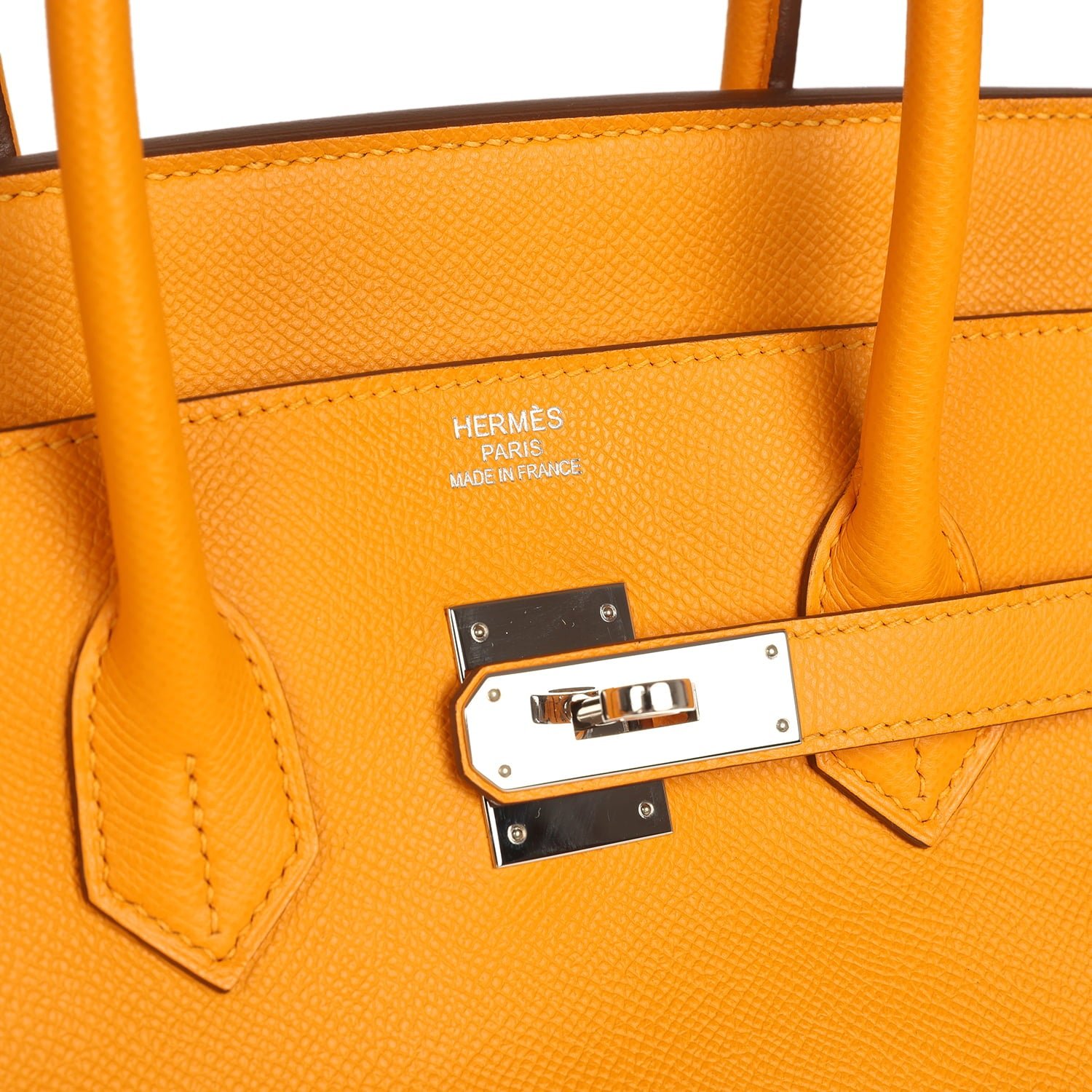 Pre-Owned Hermès Birkin 35 Jaune D'or Epsom — view 7