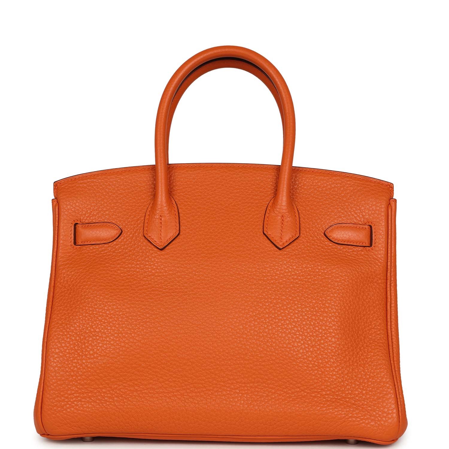 Pre-Owned Hermès Birkin 30 Orange Clemence — view 5