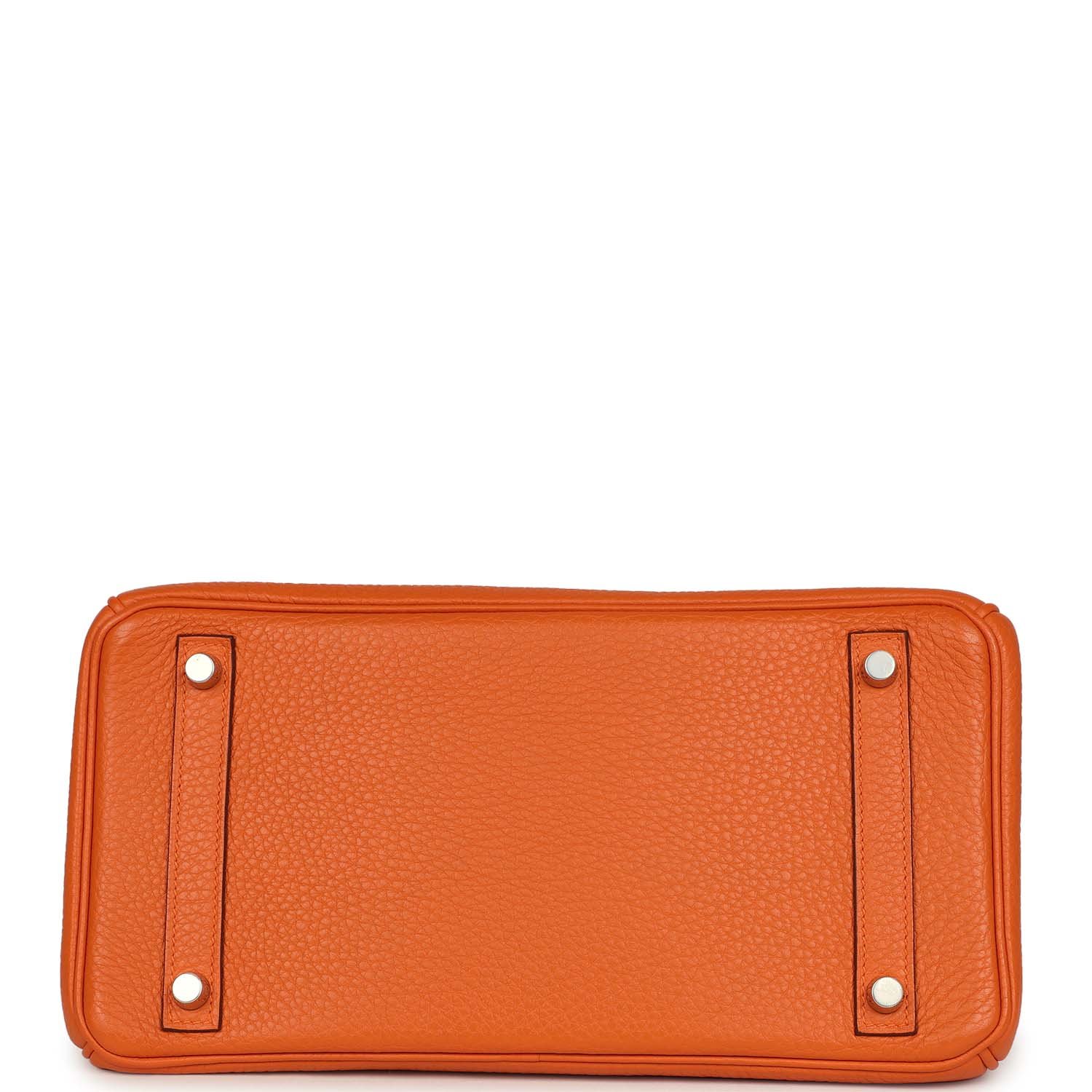 Pre-Owned Hermès Birkin 30 Orange Clemence — view 6
