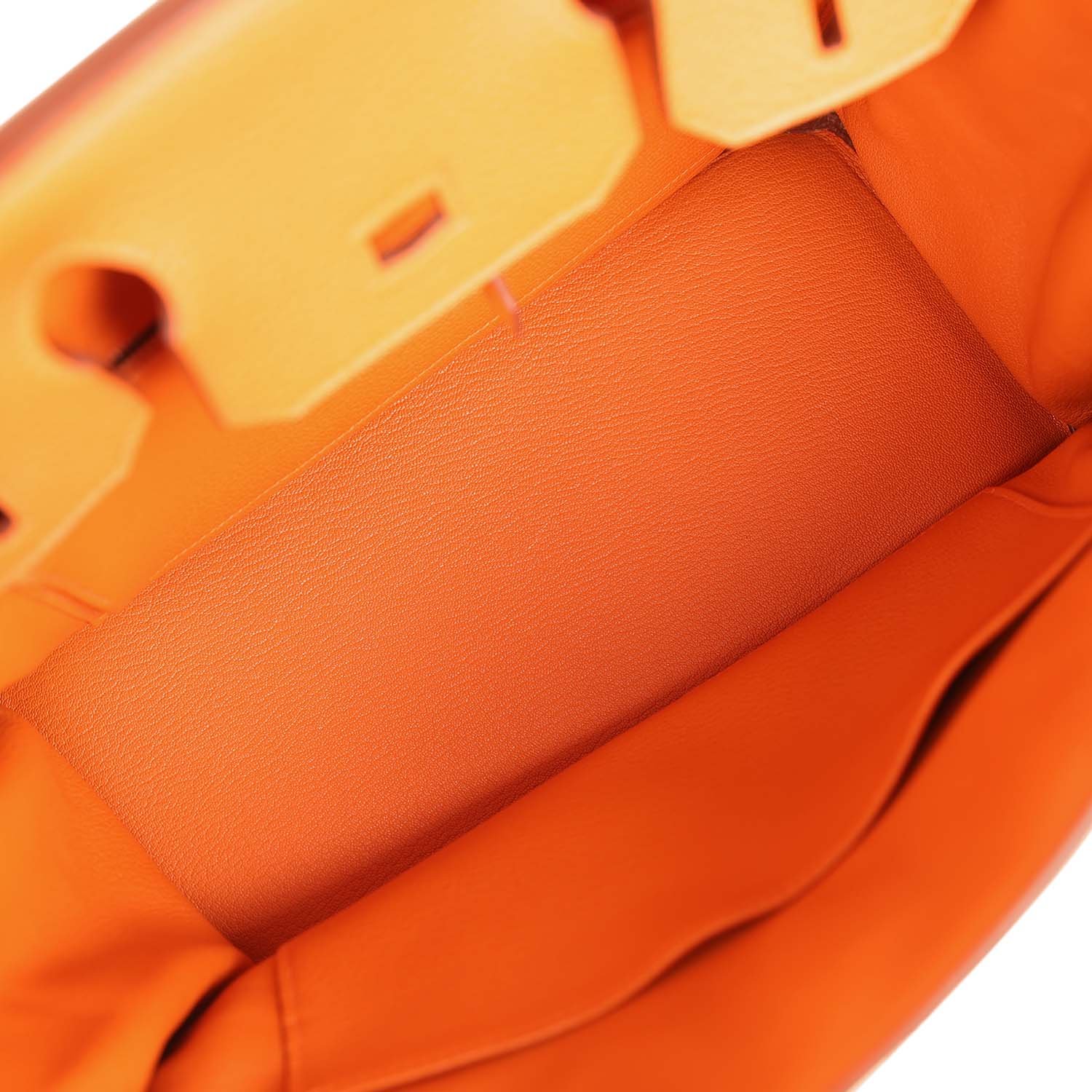 Pre-Owned Hermès Birkin 30 Orange Clemence — view 8