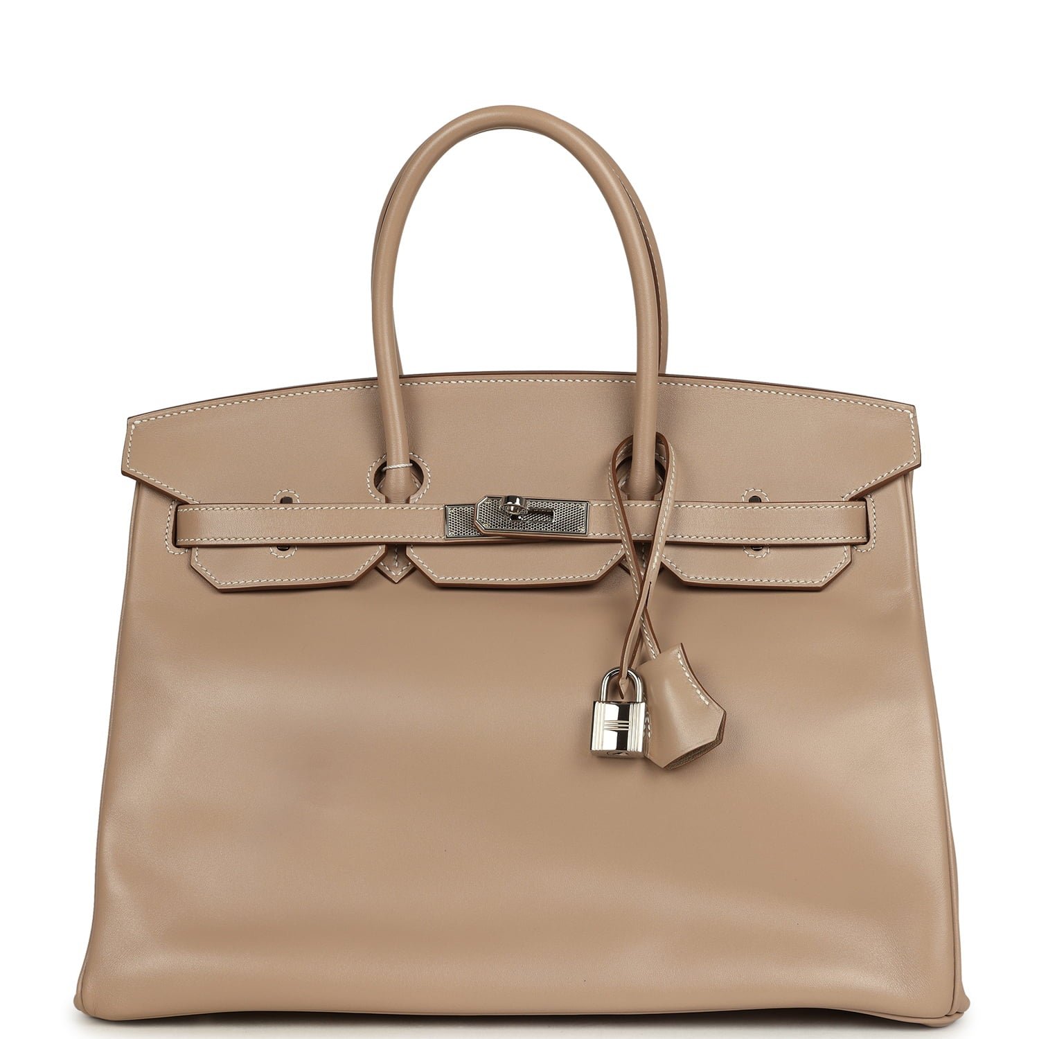 Pre-Owned Hermès Birkin 35 Argile Tadelakt