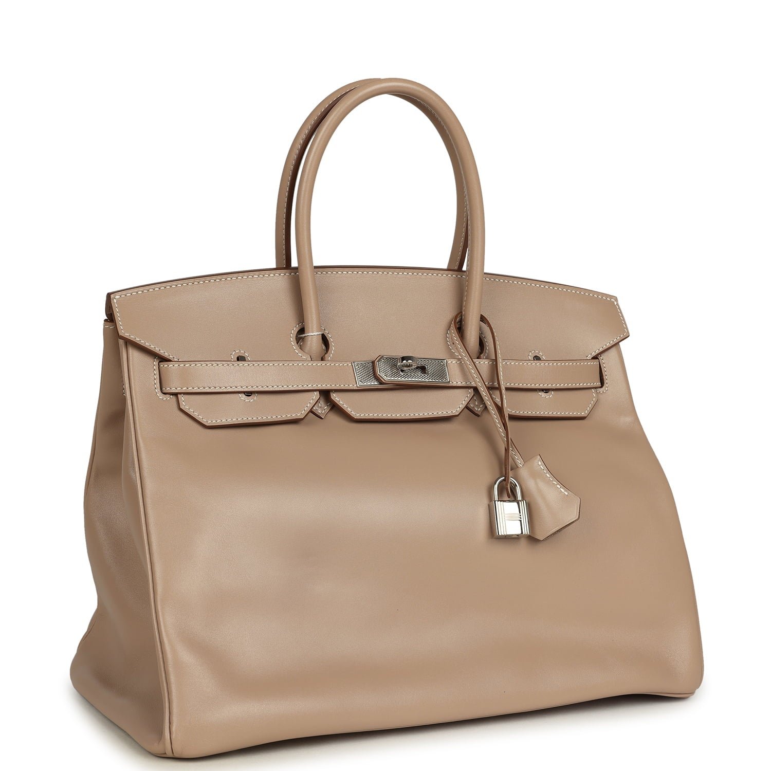 Pre-Owned Hermès Birkin 35 Argile Tadelakt — view 2