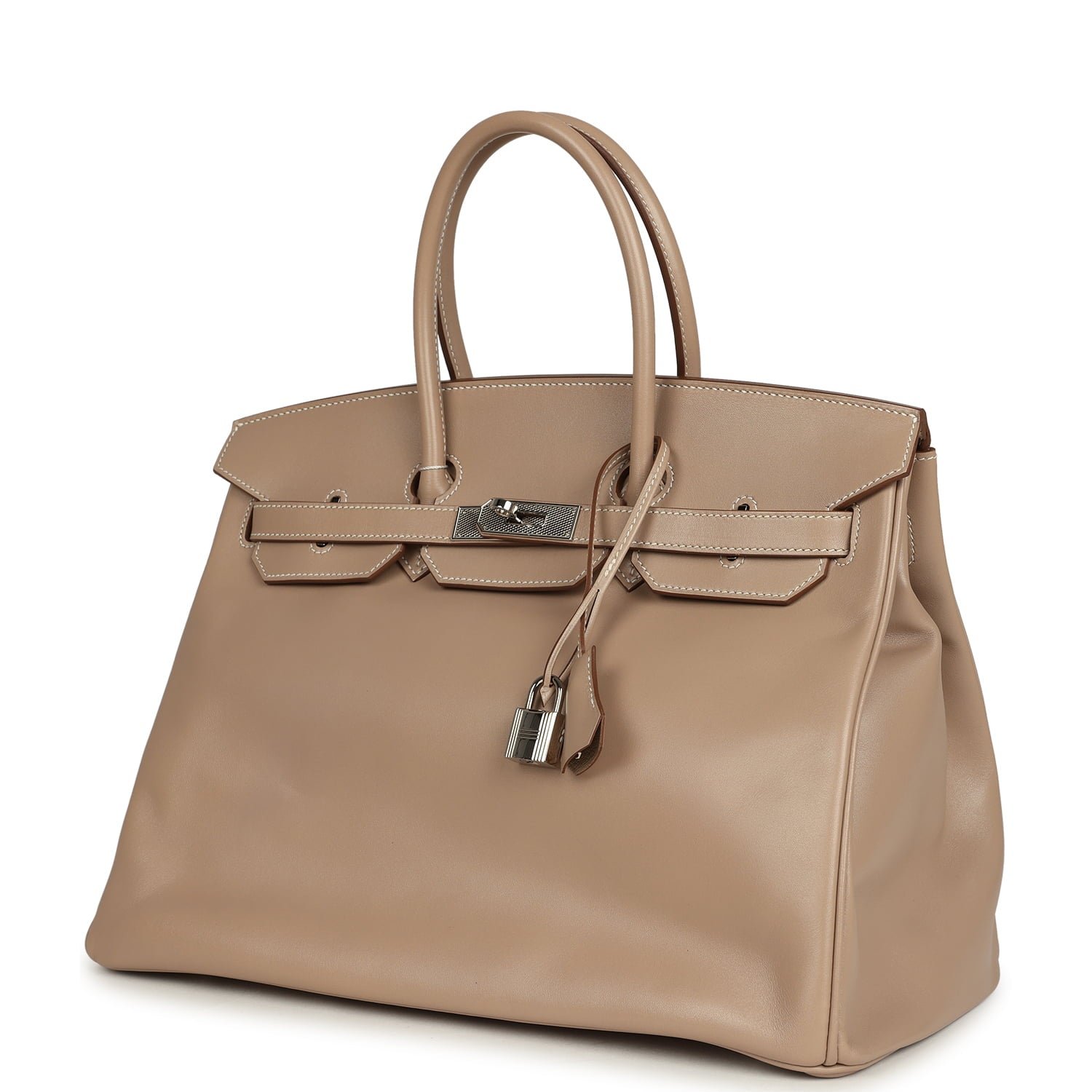 Pre-Owned Hermès Birkin 35 Argile Tadelakt — view 3