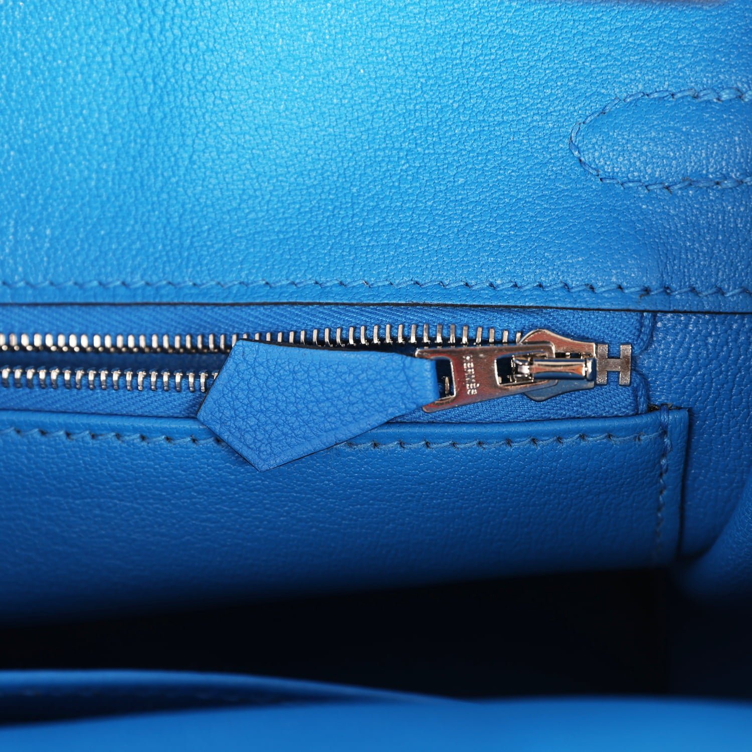 Hermès Birkin 25 Bleu Hydra Togo — view 9