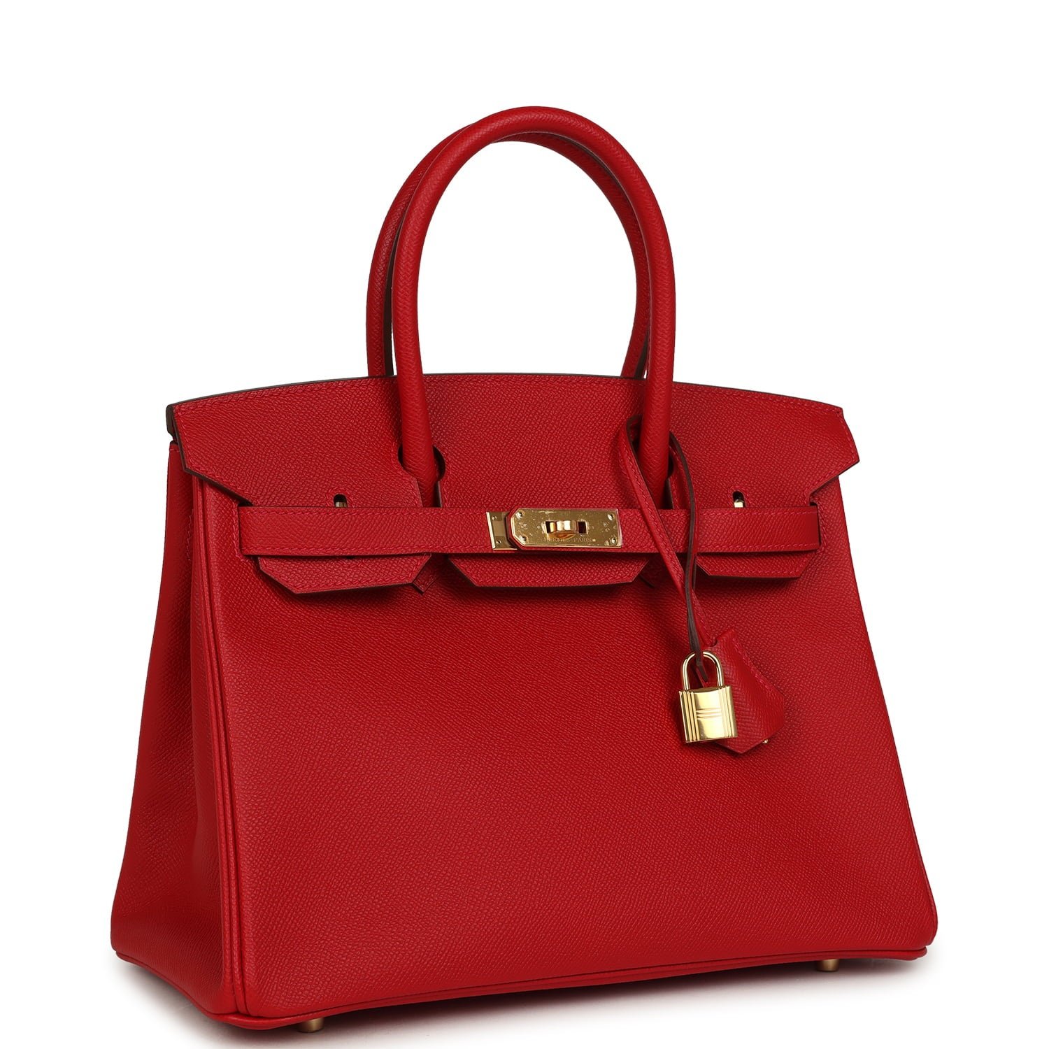 Pre-Owned Hermès Birkin 30 Rouge Casaque Epsom — view 2
