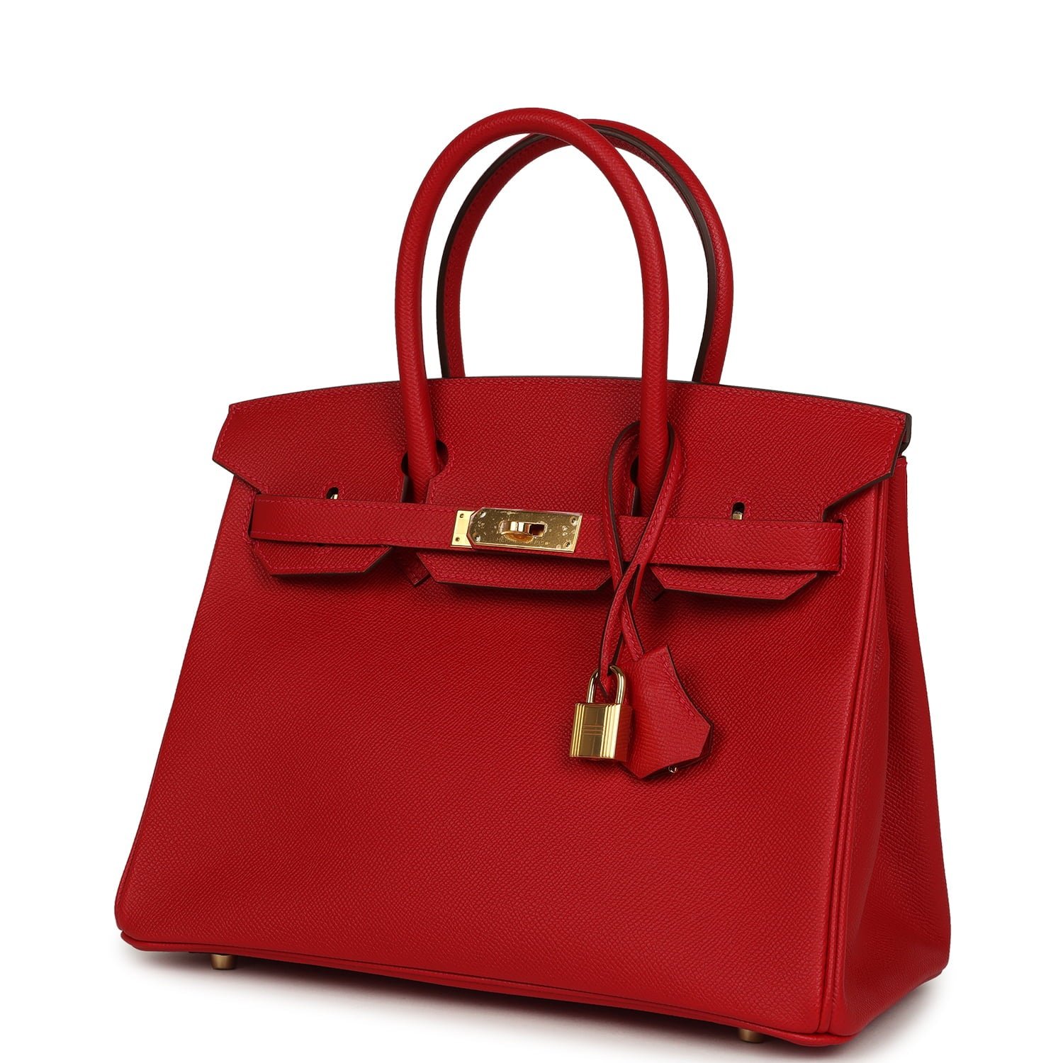Pre-Owned Hermès Birkin 30 Rouge Casaque Epsom — view 3