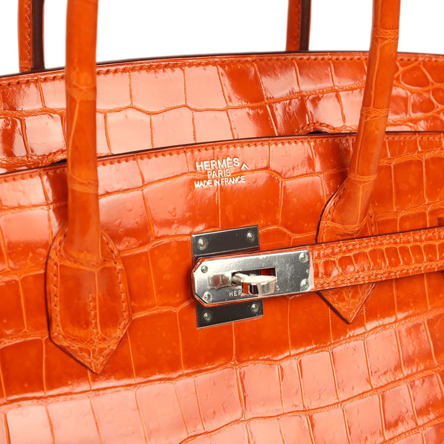 Pre-Owned Hermès Birkin 35 Orange — view 7