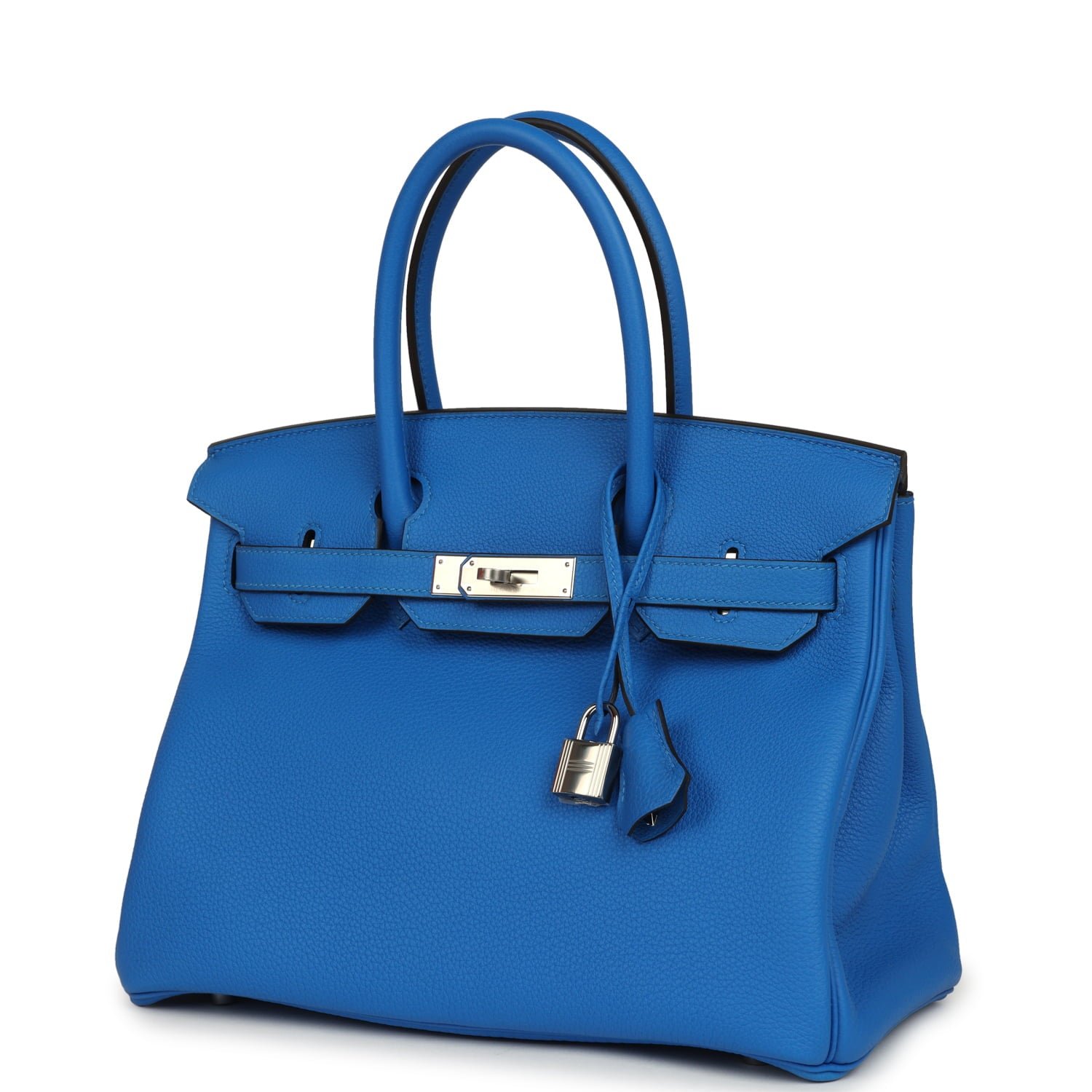 Hermès Birkin 30 Bleu Hydra Togo — view 3