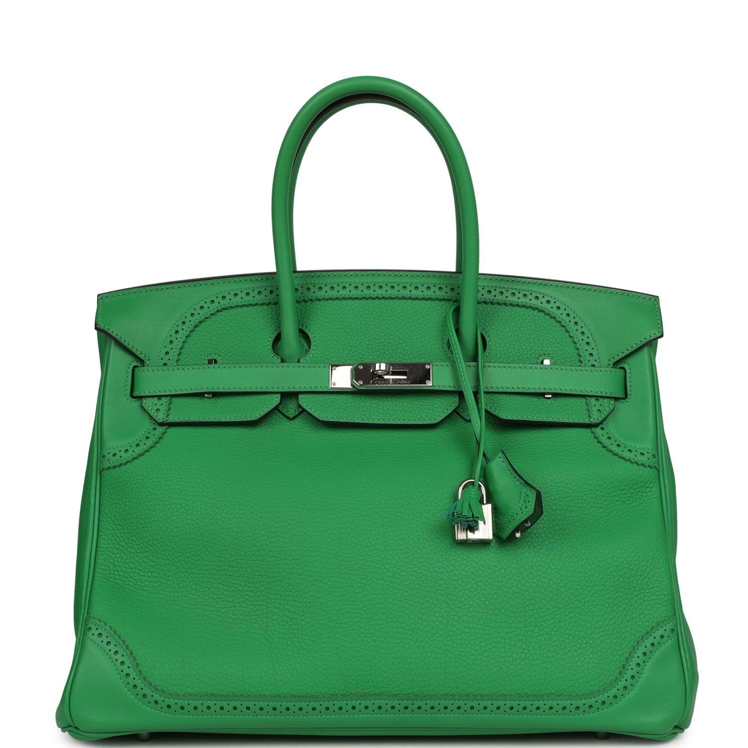 Pre-Owned Hermès Birkin Ghillies 30 Bambou Togo