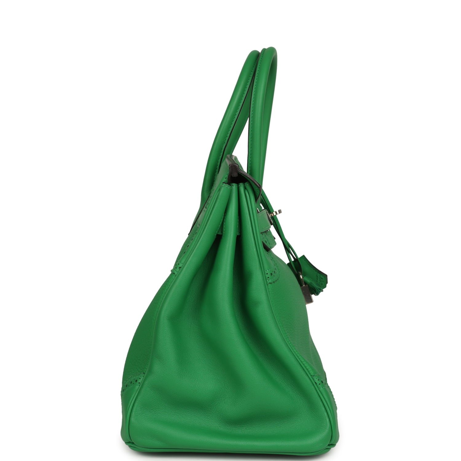 Pre-Owned Hermès Birkin Ghillies 30 Bambou Togo — view 4