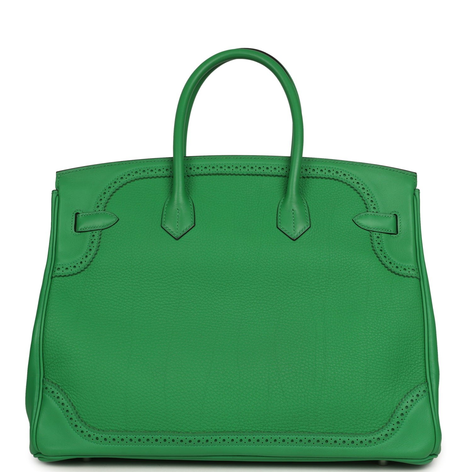 Pre-Owned Hermès Birkin Ghillies 30 Bambou Togo — view 5