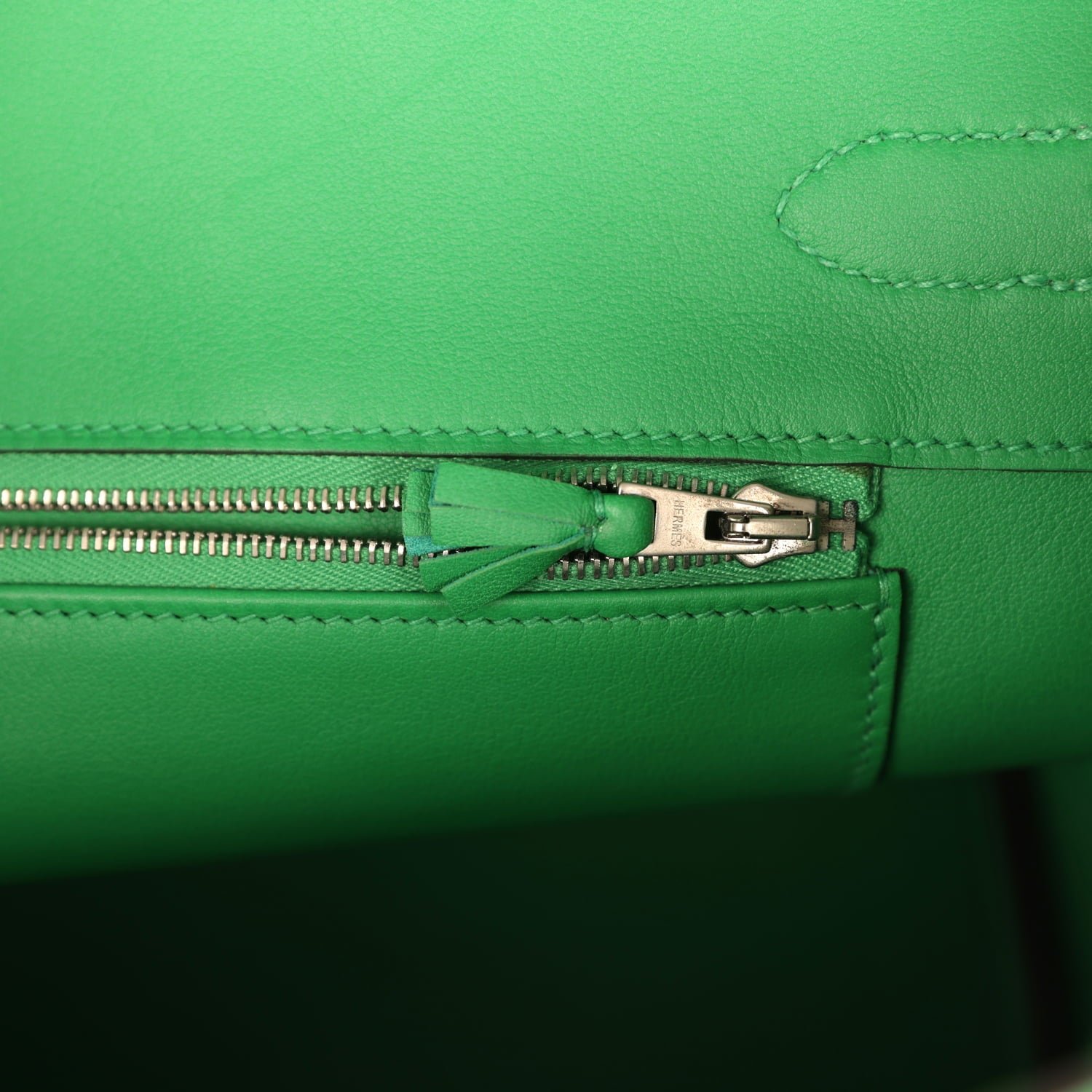 Pre-Owned Hermès Birkin Ghillies 30 Bambou Togo — view 10